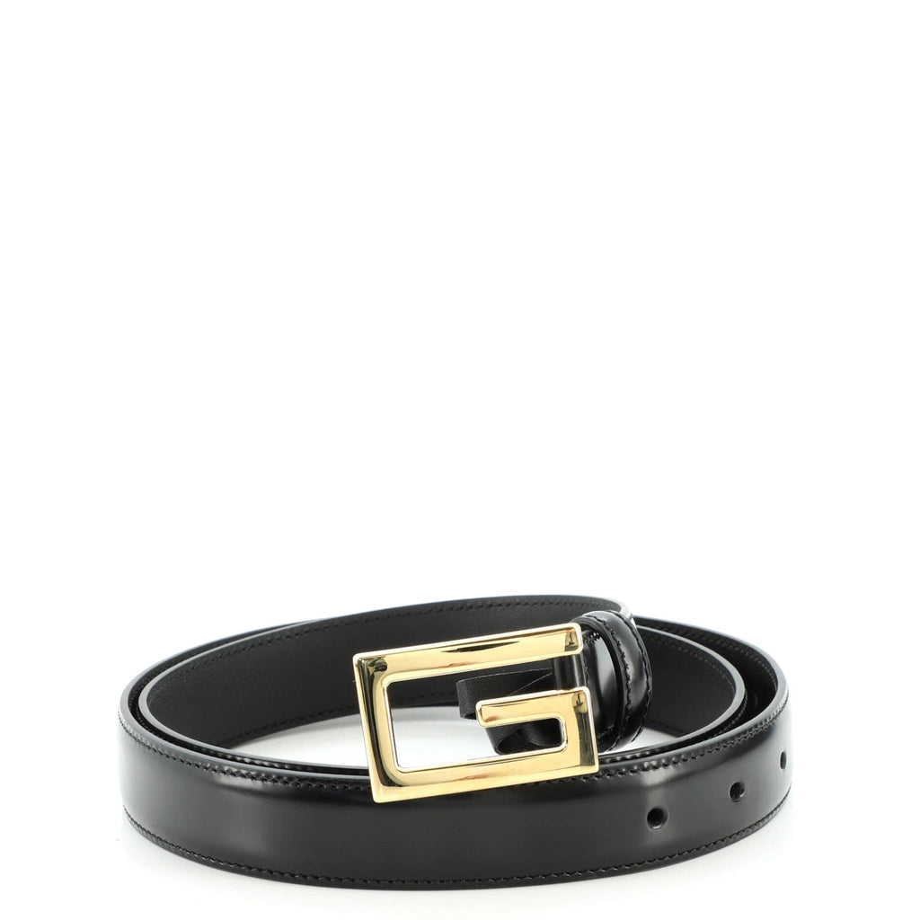 G Buckle Belt Leather Thin 95