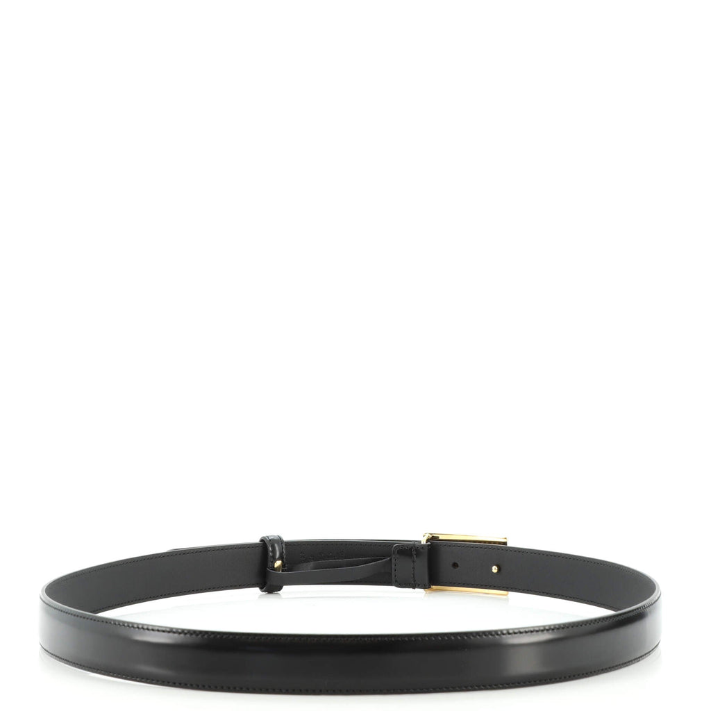 G Buckle Belt Leather Thin 95