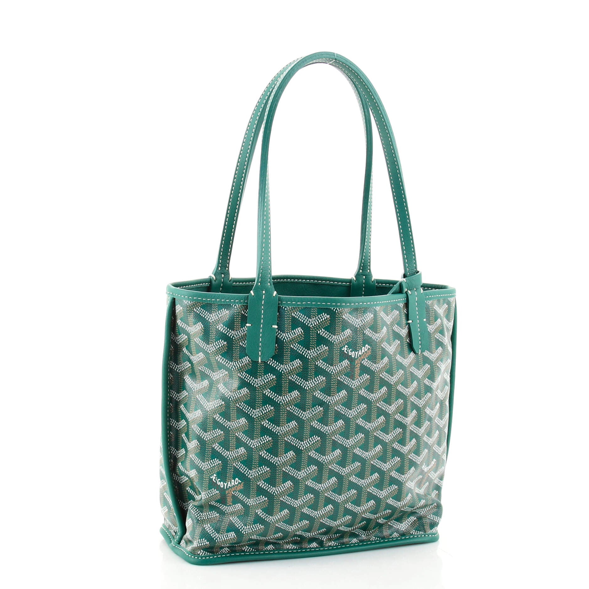 Anjou Reversible Tote Coated Canvas Mini
