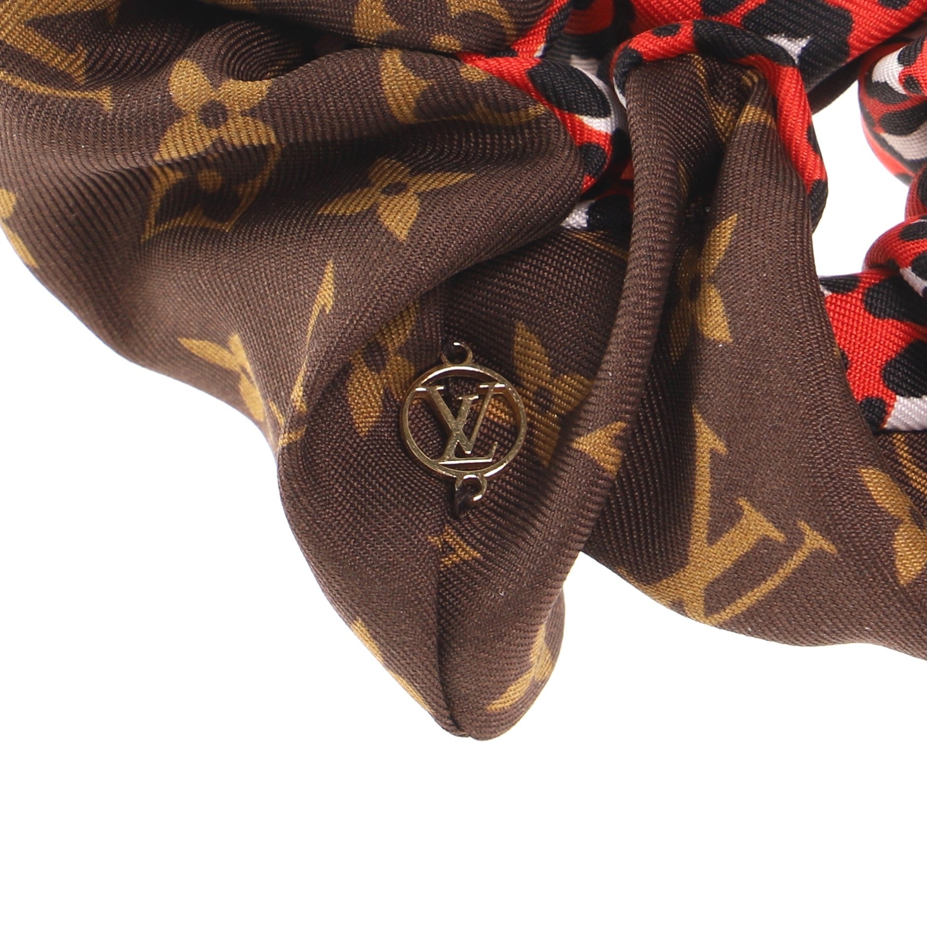 Be Mindful Scrunchy Set Monogram and Reverse Monogram Silk XS