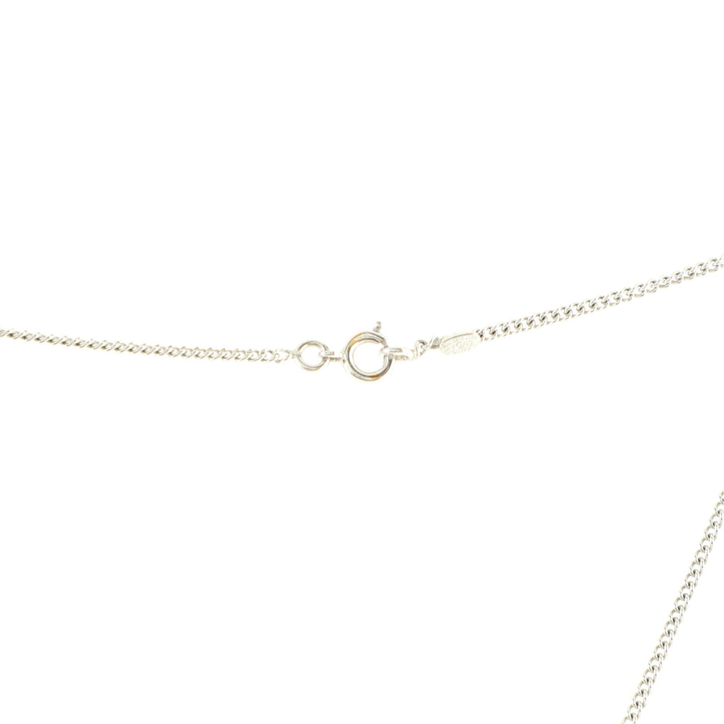 CC Pendant Necklace Metal with Enamel