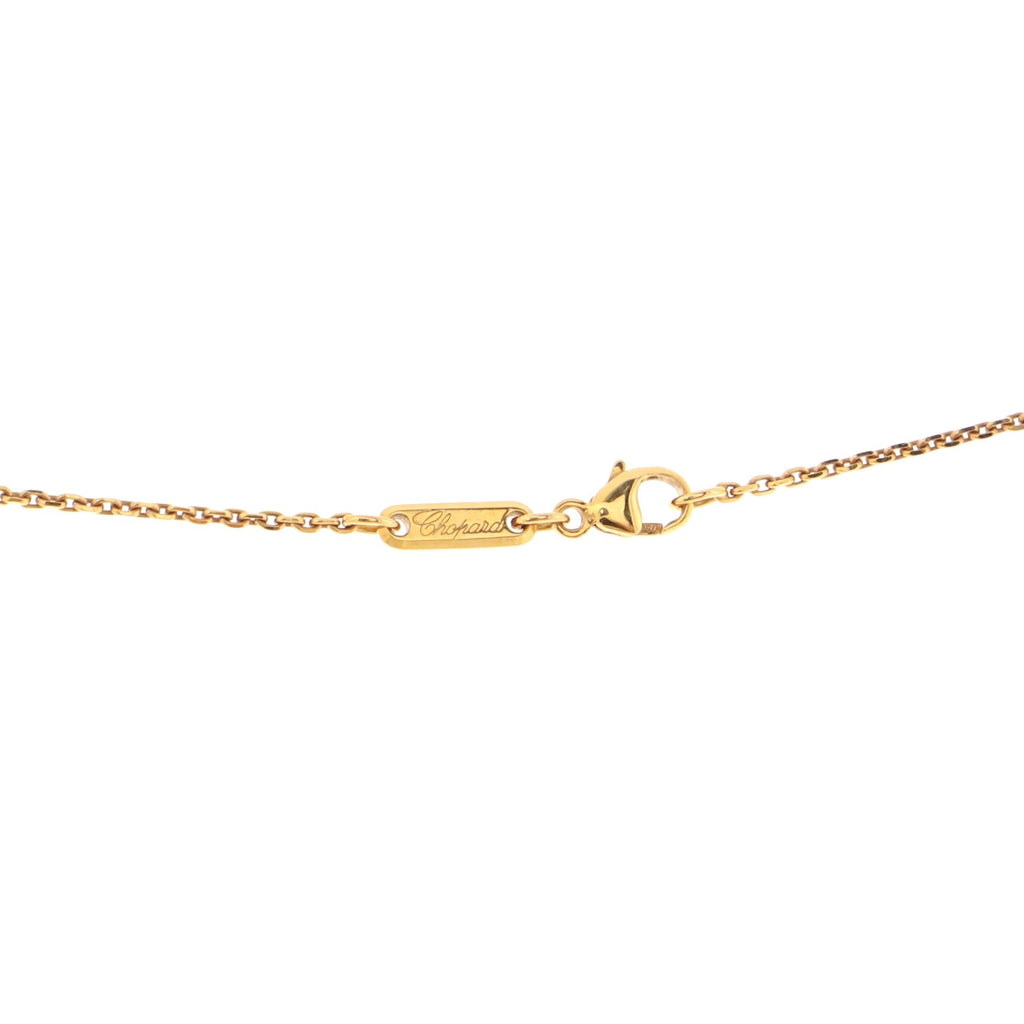 Happy Dreams 1 Diamond Round Pendant Necklace 18K Rose Gold with Diamonds