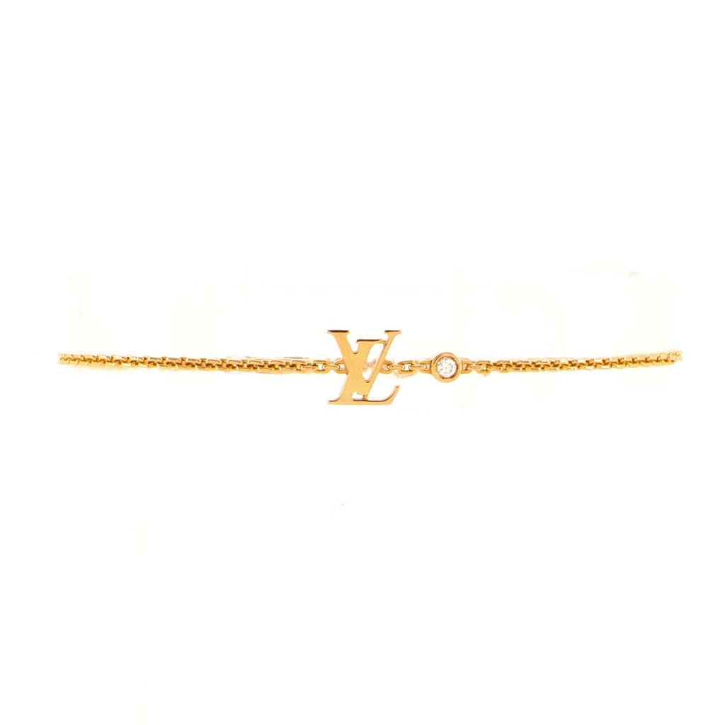 Idylle Blossom LV Bracelet 18K Yellow Gold with Diamond