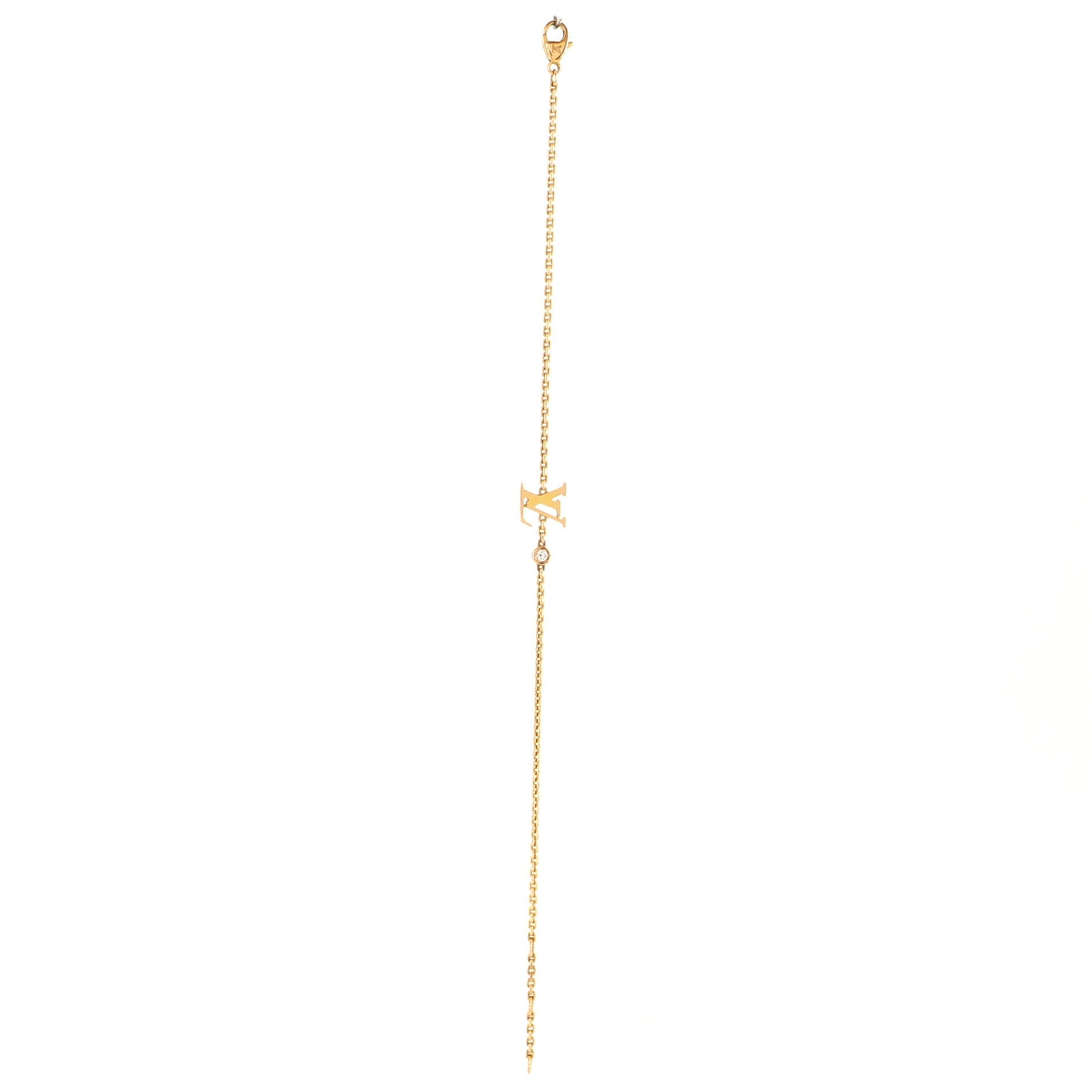 Idylle Blossom LV Bracelet 18K Yellow Gold with Diamond