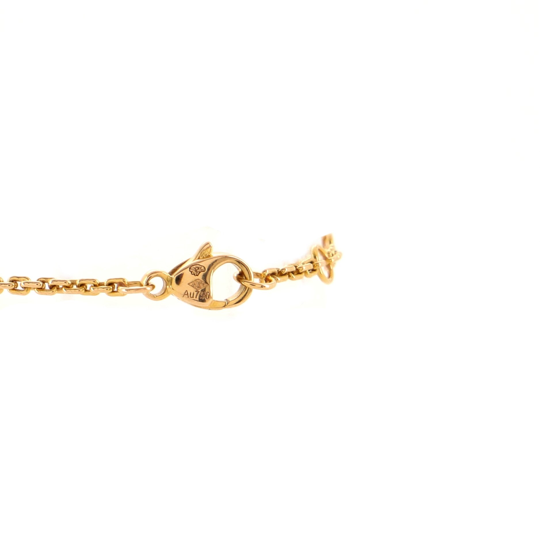 Idylle Blossom LV Bracelet 18K Yellow Gold with Diamond