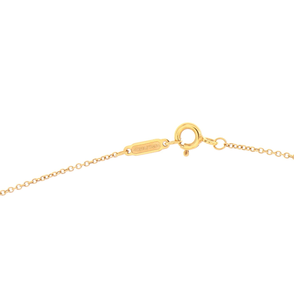 Sentimental Heart 3 Diamond Pendant Necklace 18K Yellow Gold with Diamonds