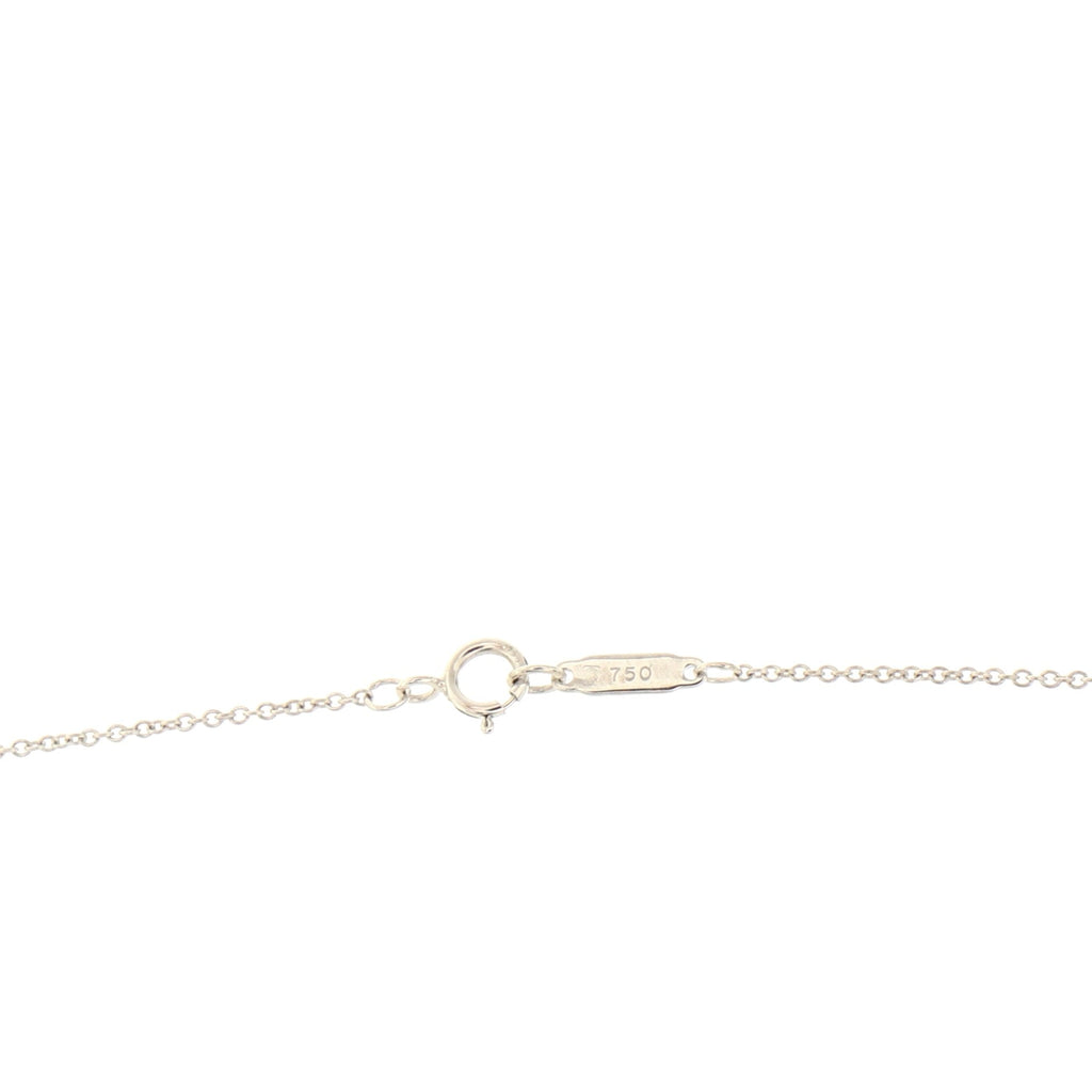 Rainbow Drops Necklace 18K White Gold with Amethyst, Peridot and Pink Tourmaline