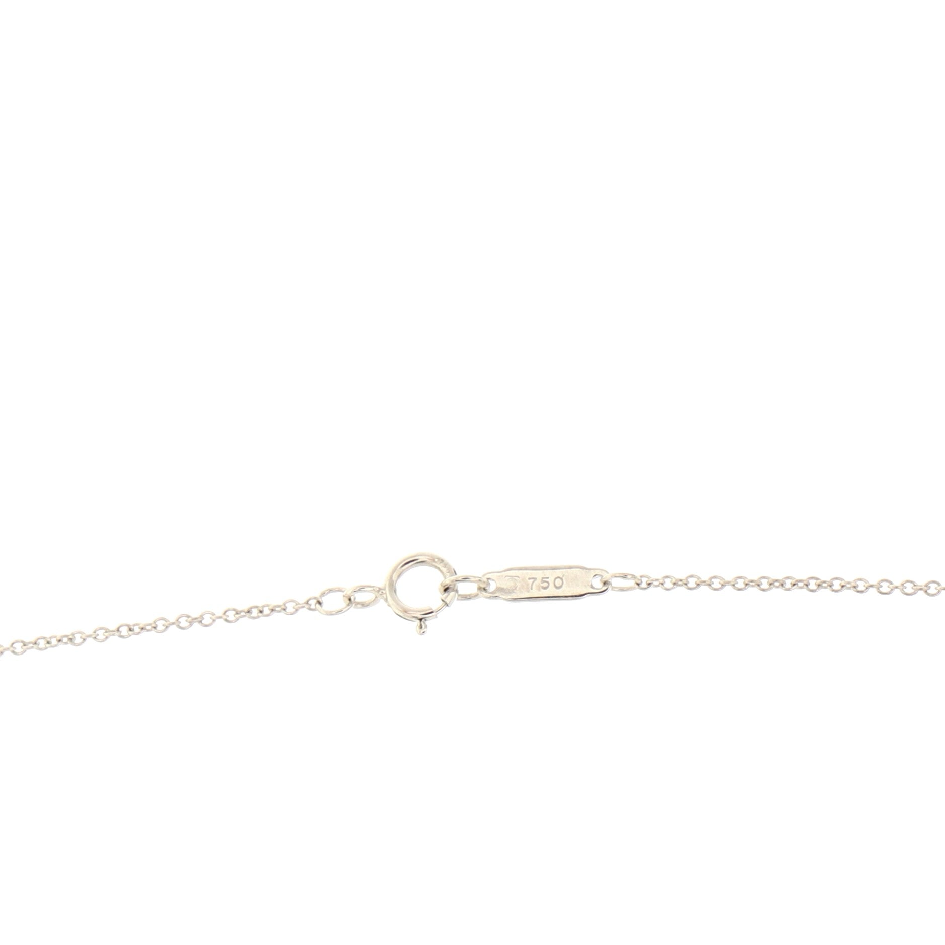 Rainbow Drops Necklace 18K White Gold with Amethyst, Peridot and Pink Tourmaline
