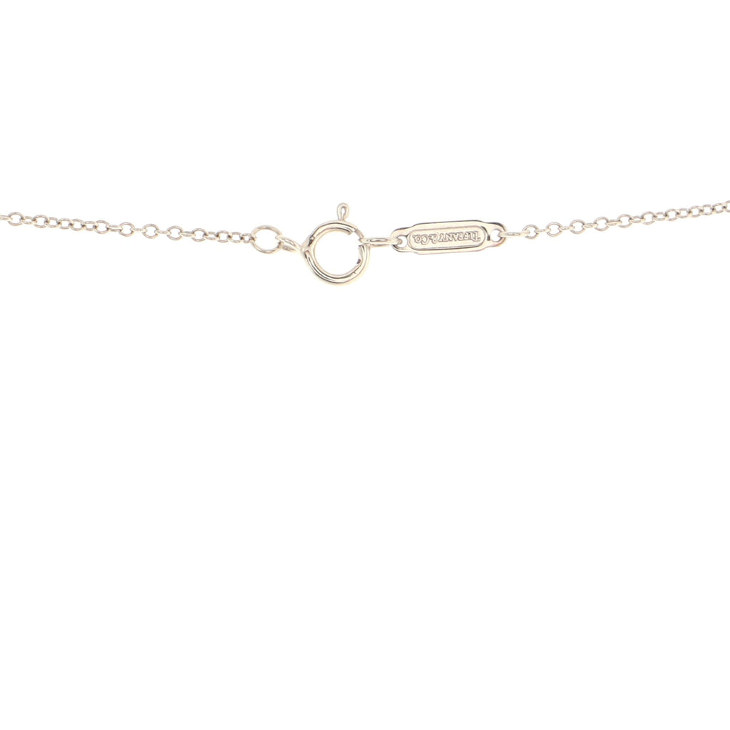 Atlas Bar Pendant Necklace 18K White Gold