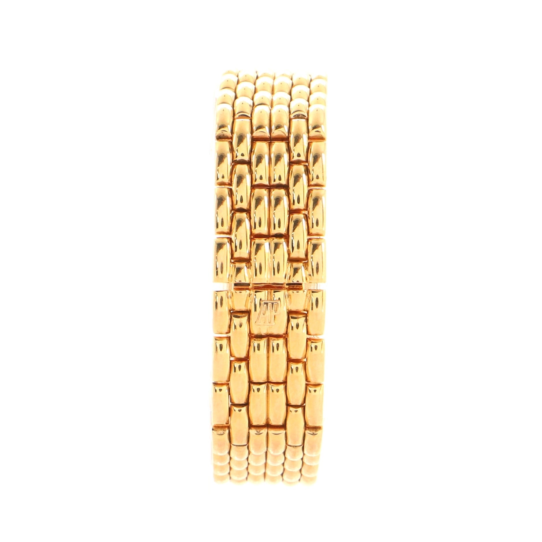 Charleston Quartz Watch Yellow Gold with Diamond Bezel 15