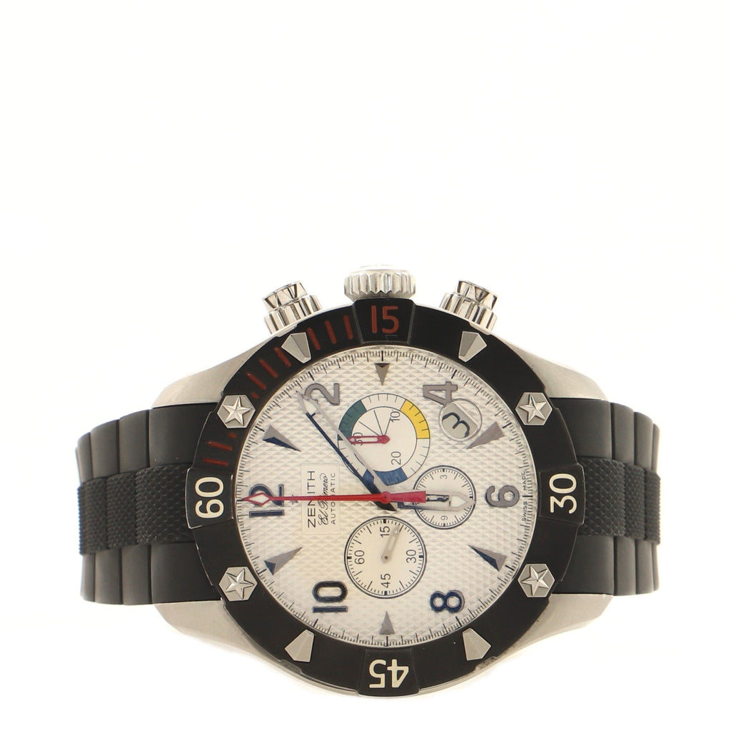 Defy Classic Chrono Aero El Primero Automatic Watch Stainless Steel and Rubber 46