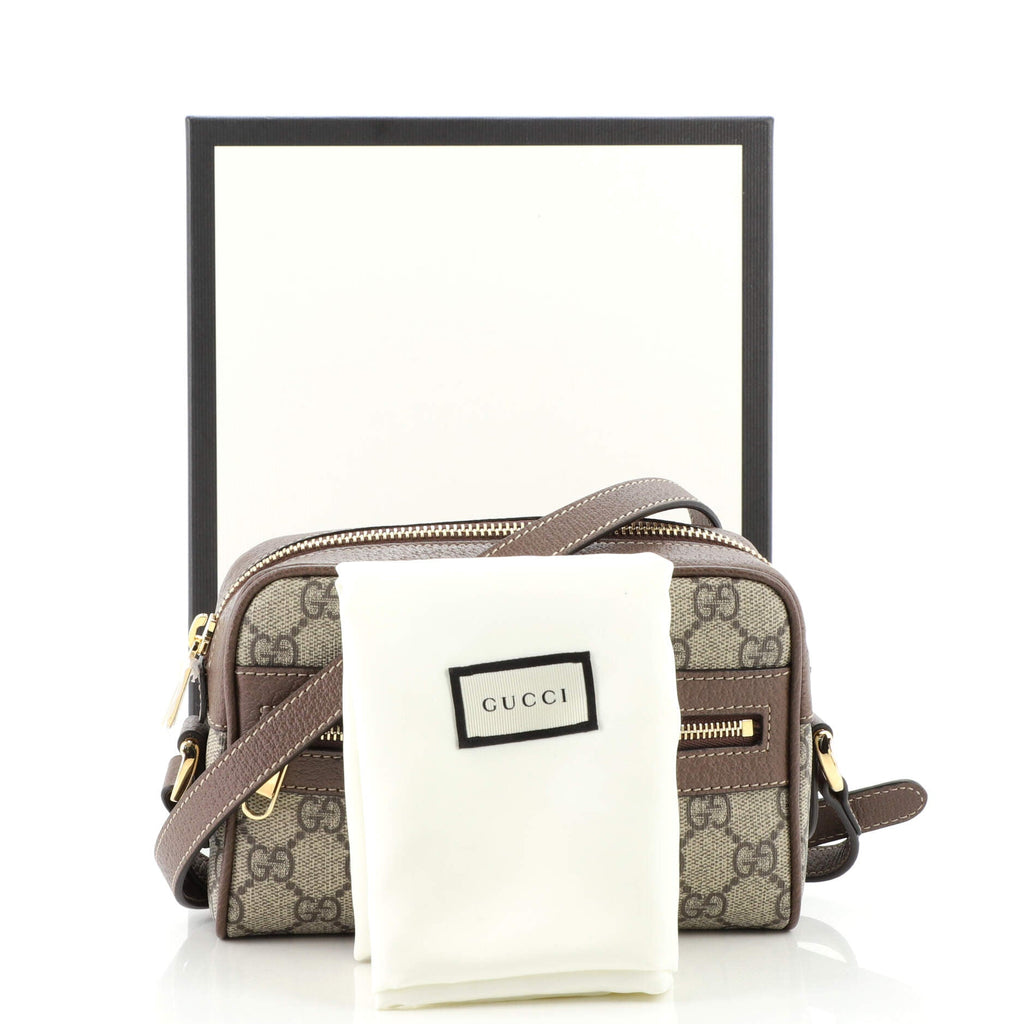 Ophidia Shoulder Bag GG Coated Canvas Mini