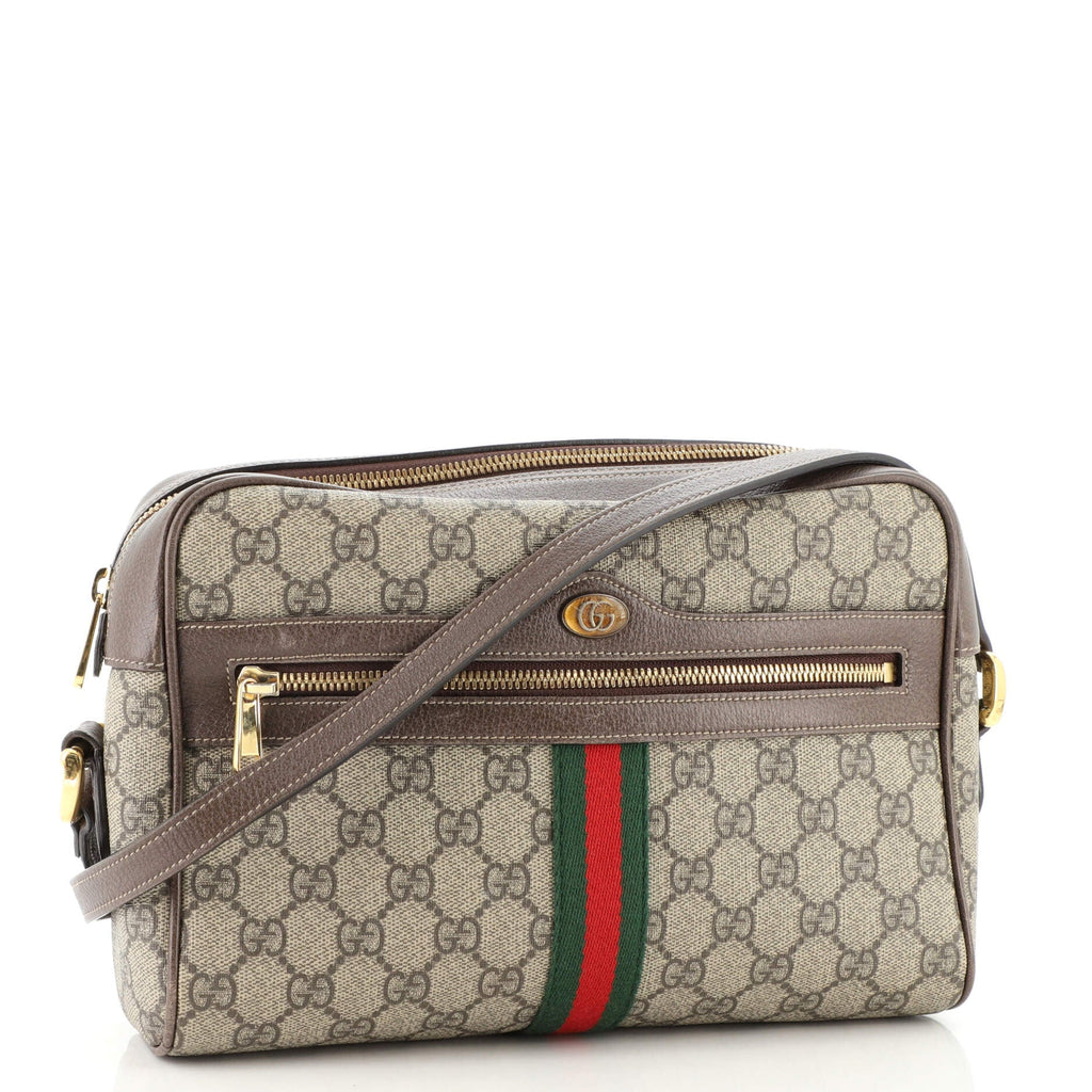 Ophidia Shoulder Bag GG Coated Canvas Mini