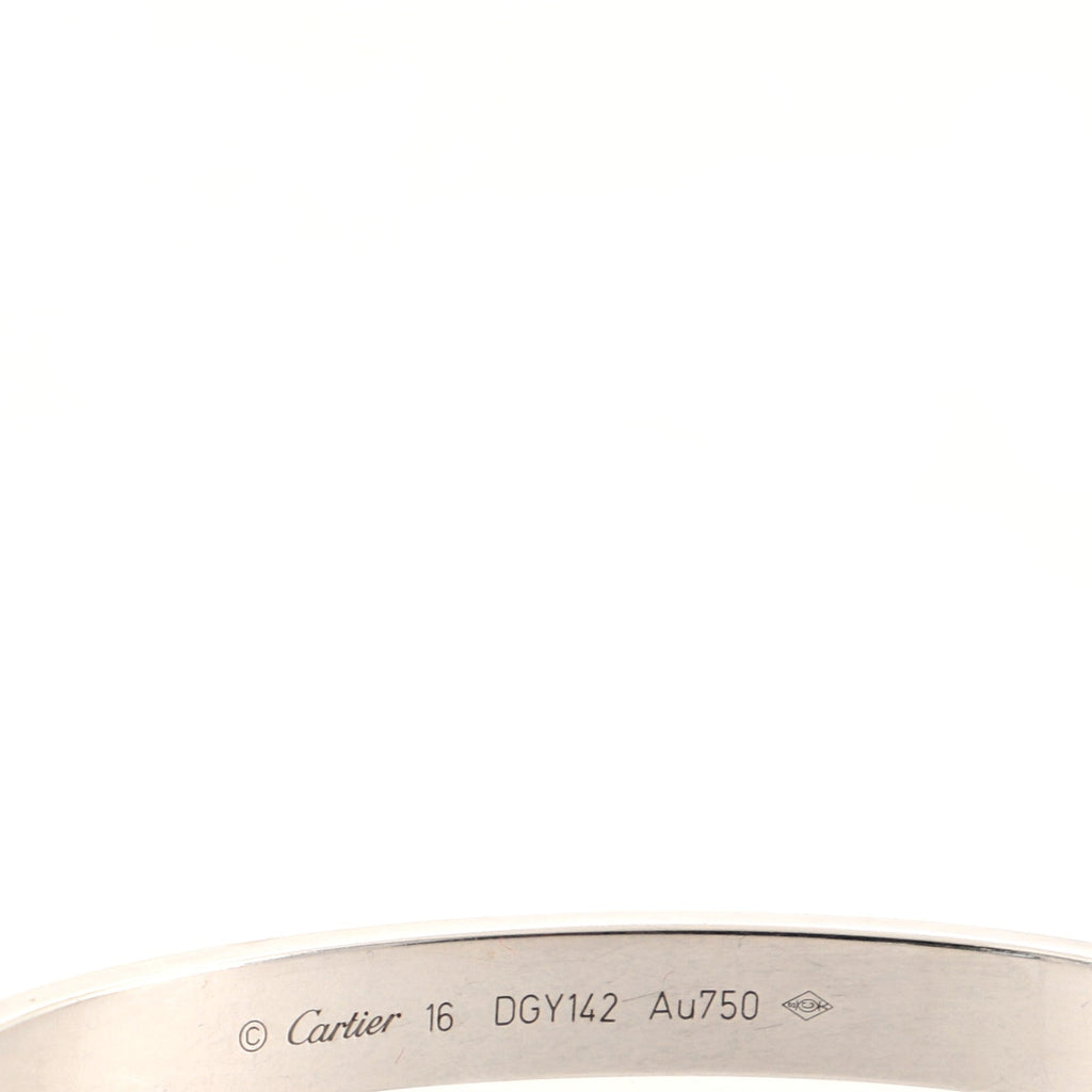 Love Bracelet 18K White Gold