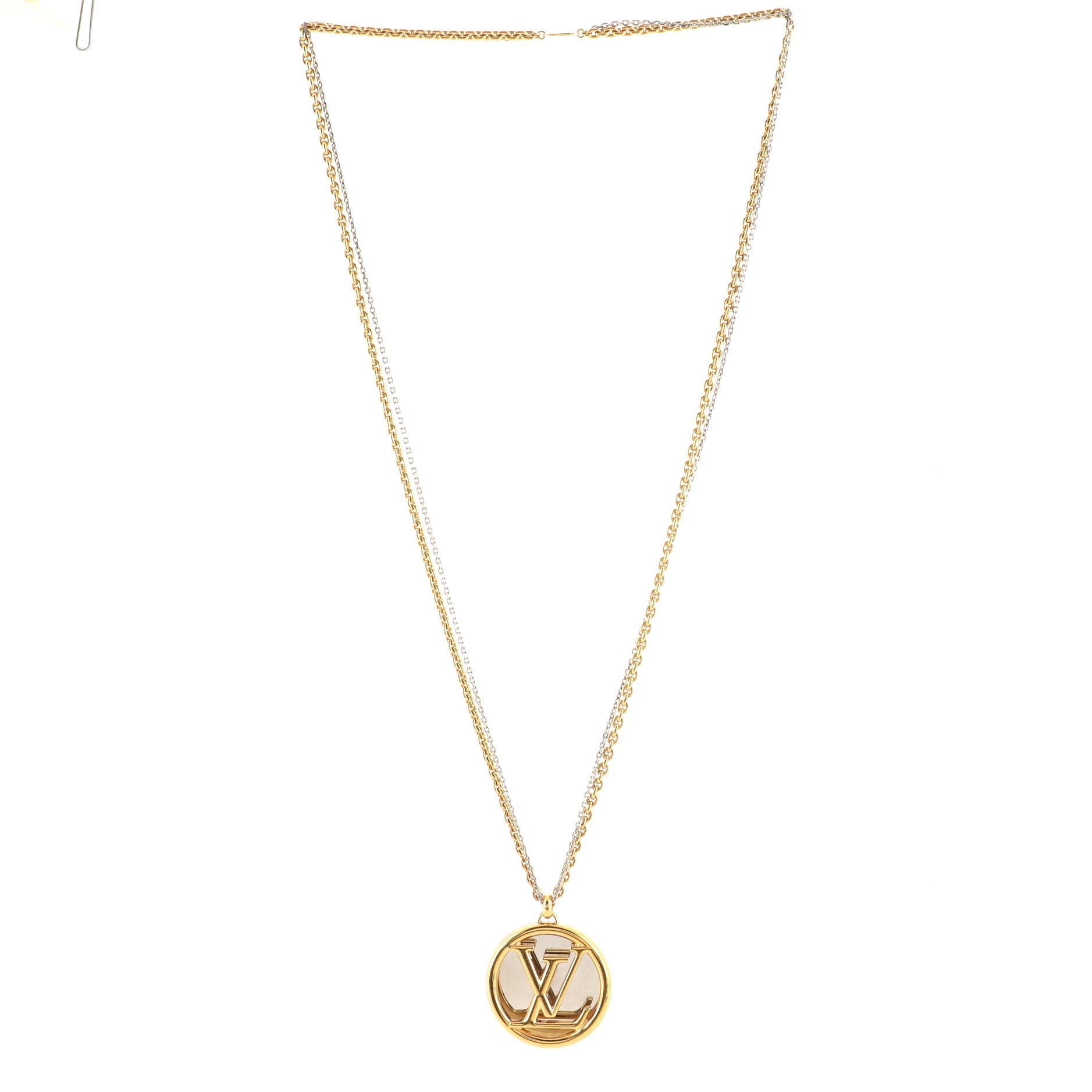 Louise Long Necklace Metal
