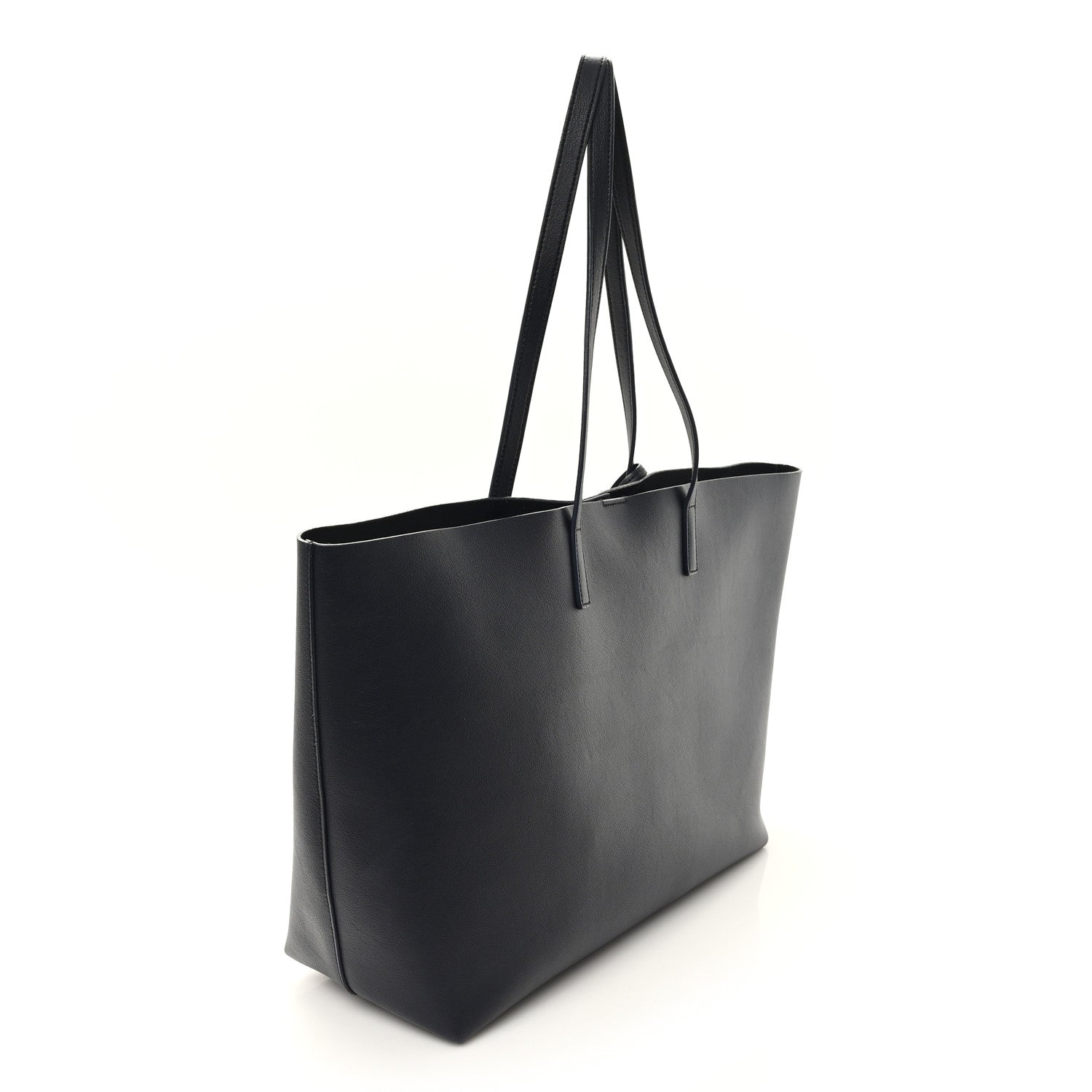 Calfskin Large Shopping Tote Navy