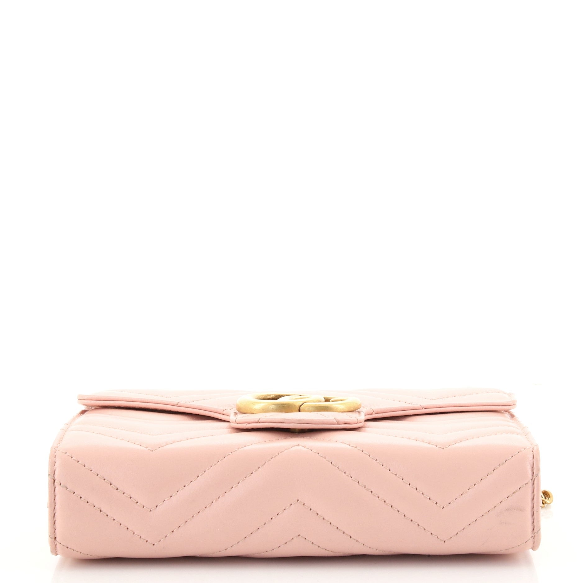 GG Marmont Chain Wallet Matelasse Leather Mini