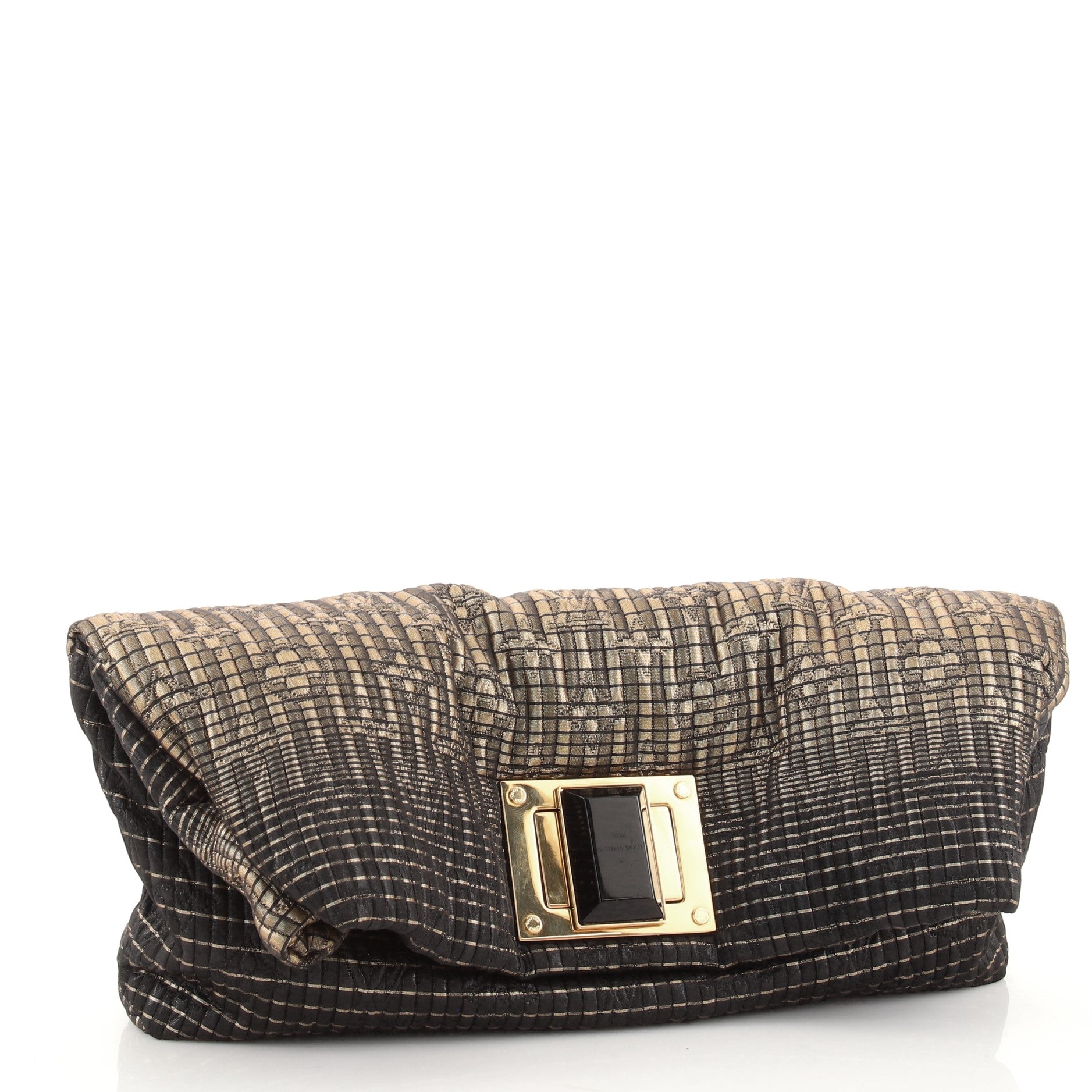 Altair Clutch Monogram Jacquard Textile