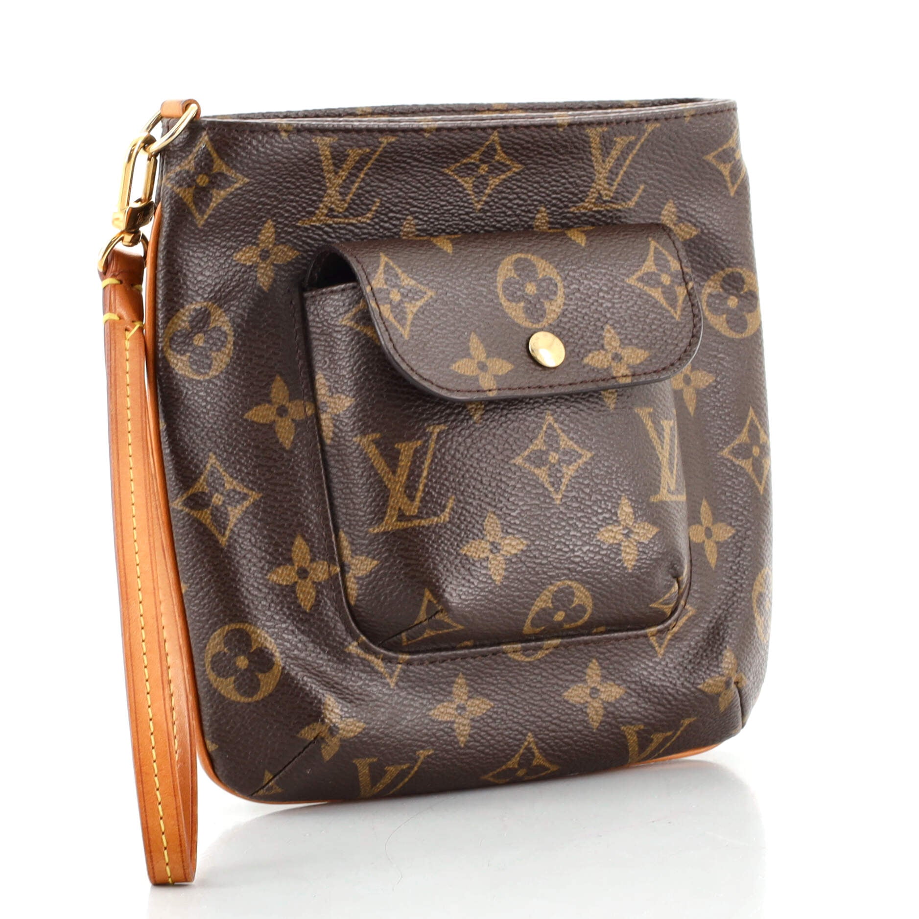 Partition Wristlet Clutch Monogram Canvas