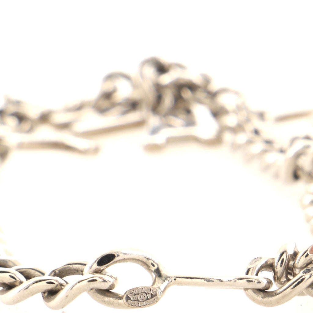 Logo Charm Chain Belt Metal 100