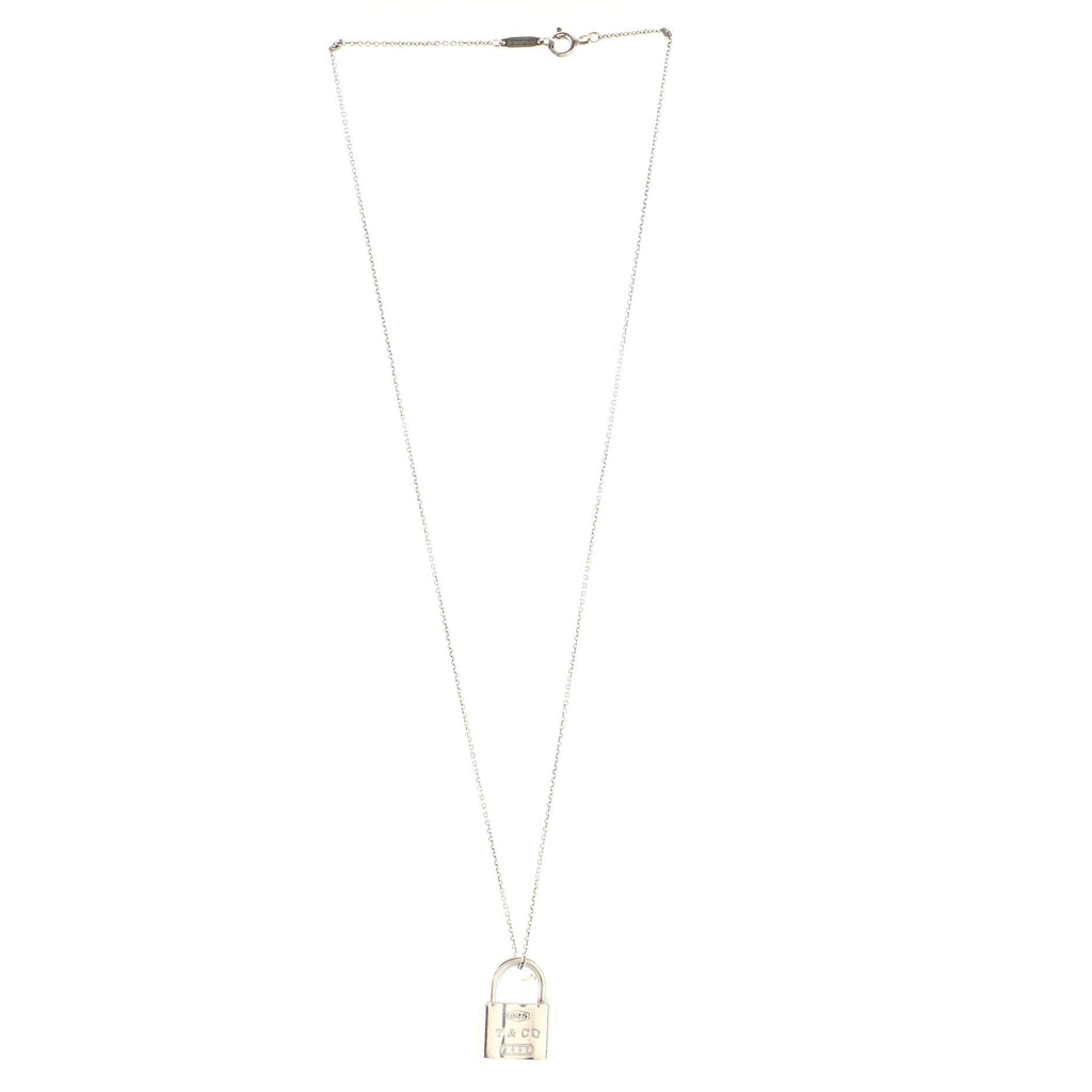 1837 Lock Pendant Necklace Sterling Silver