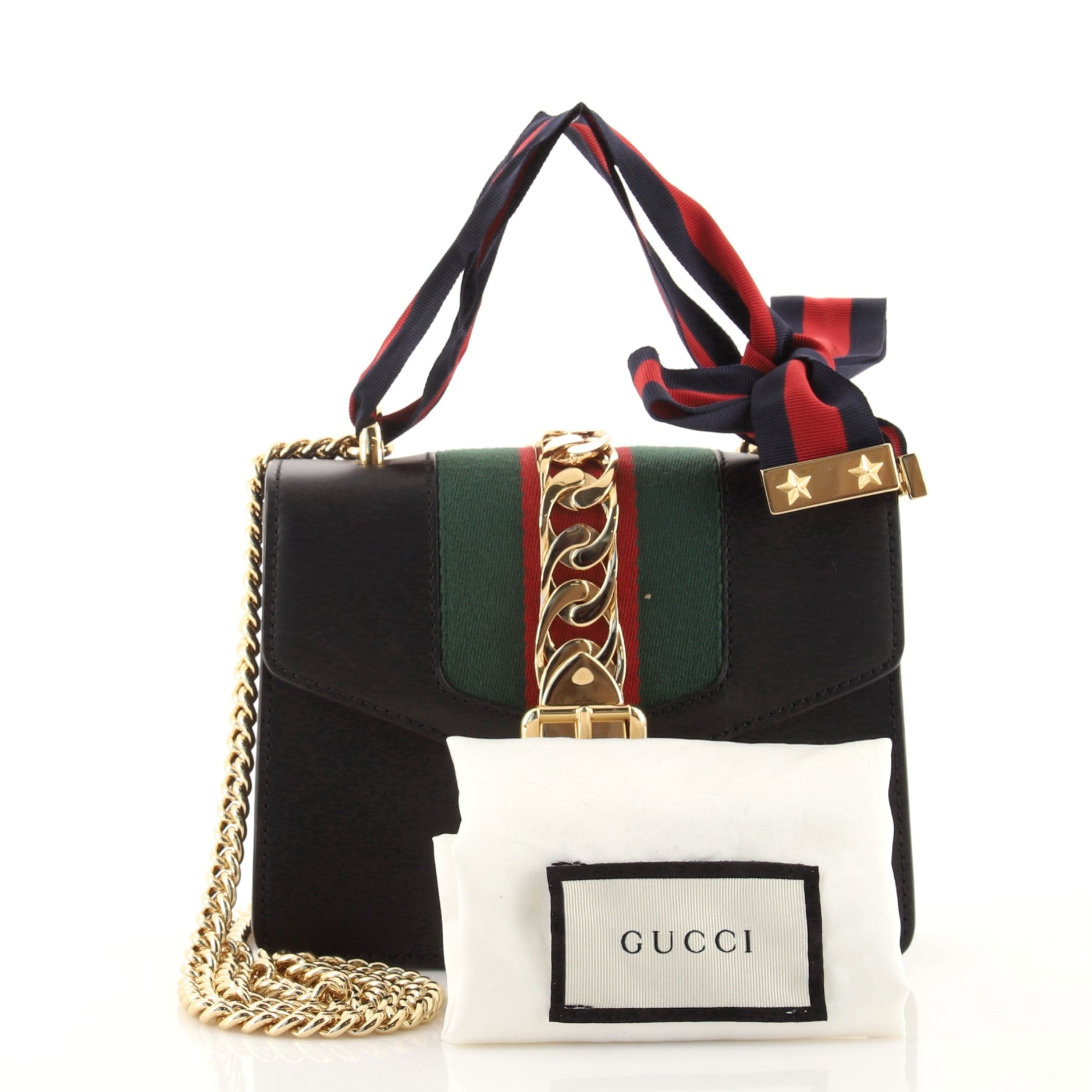 Sylvie Chain Shoulder Bag Leather Mini