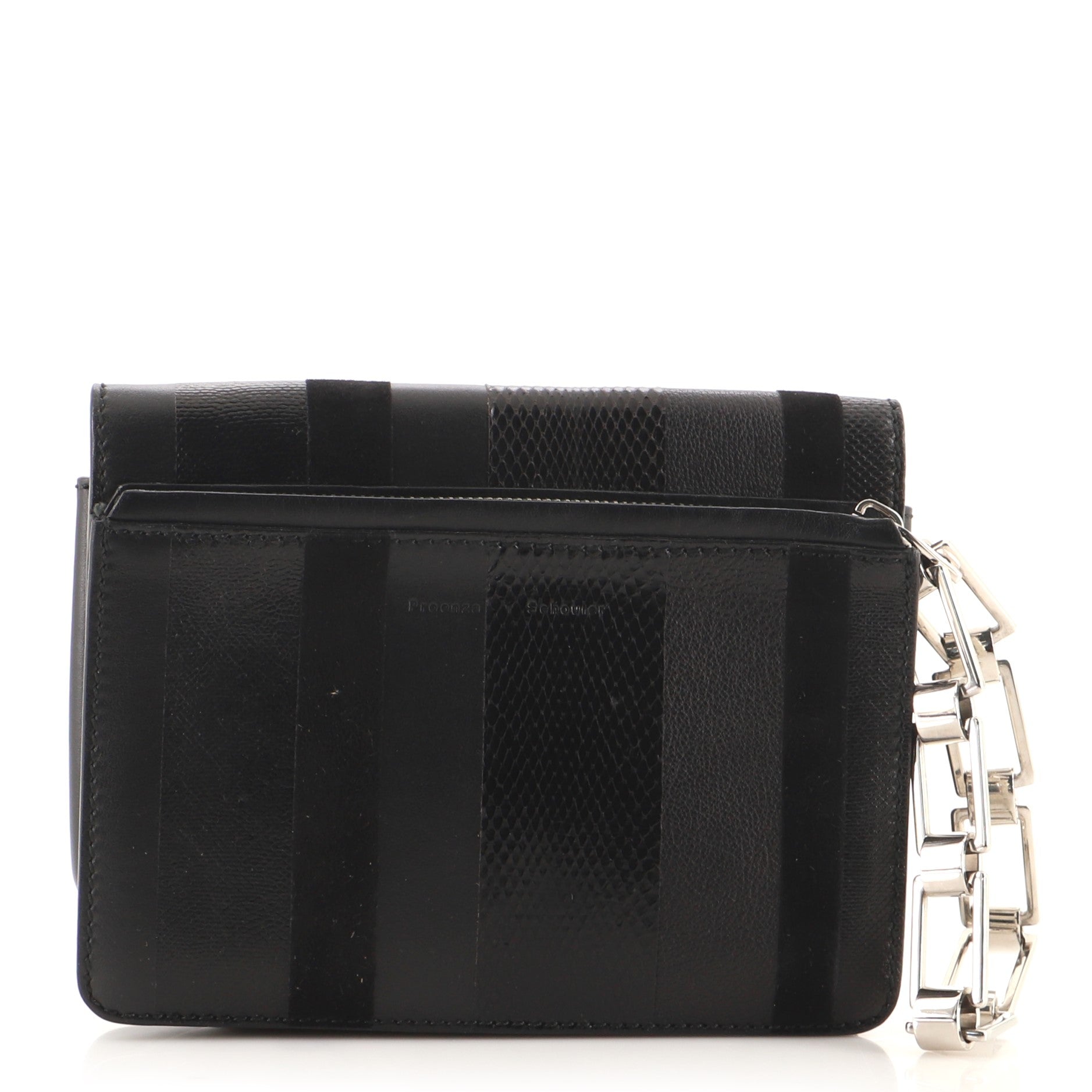Hava Clutch Studded Mixed Media Small