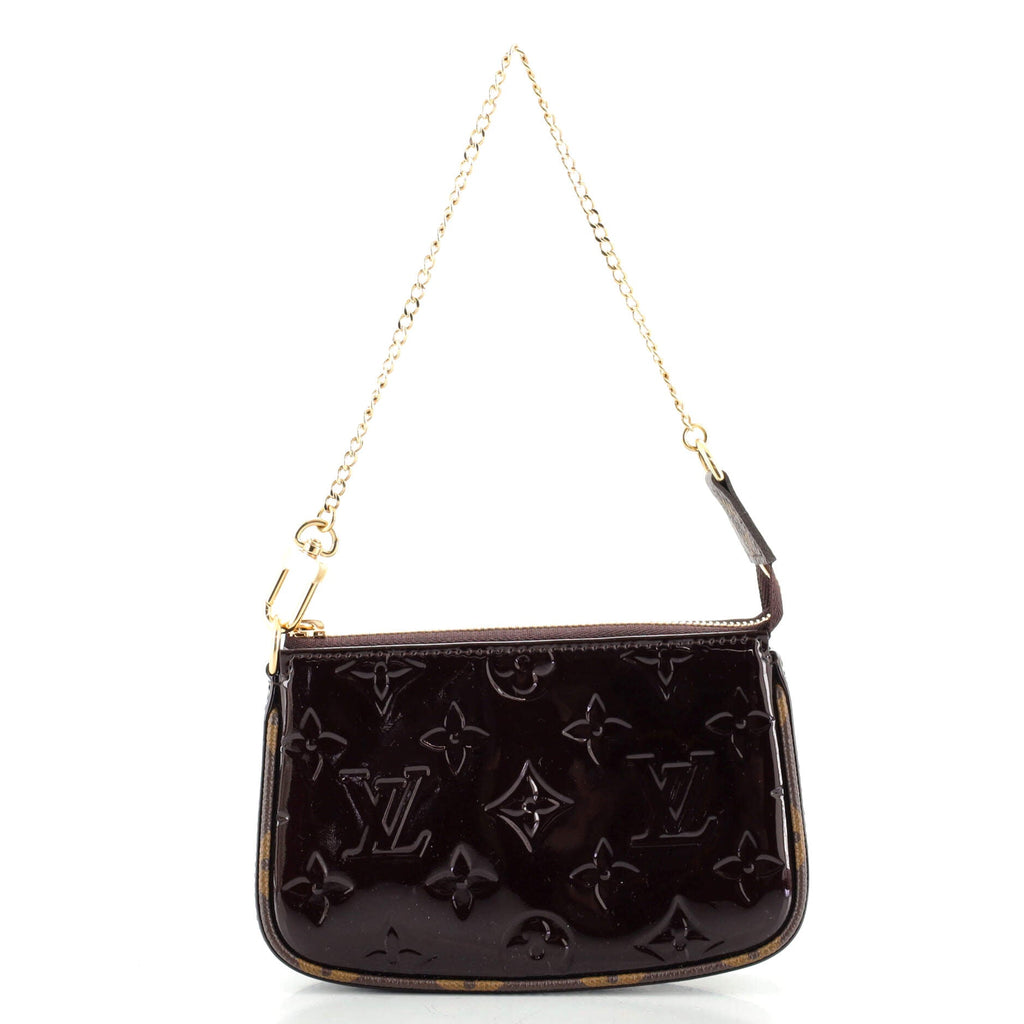 Pochette Accessoires Monogram Vernis with Monogram Canvas Mini