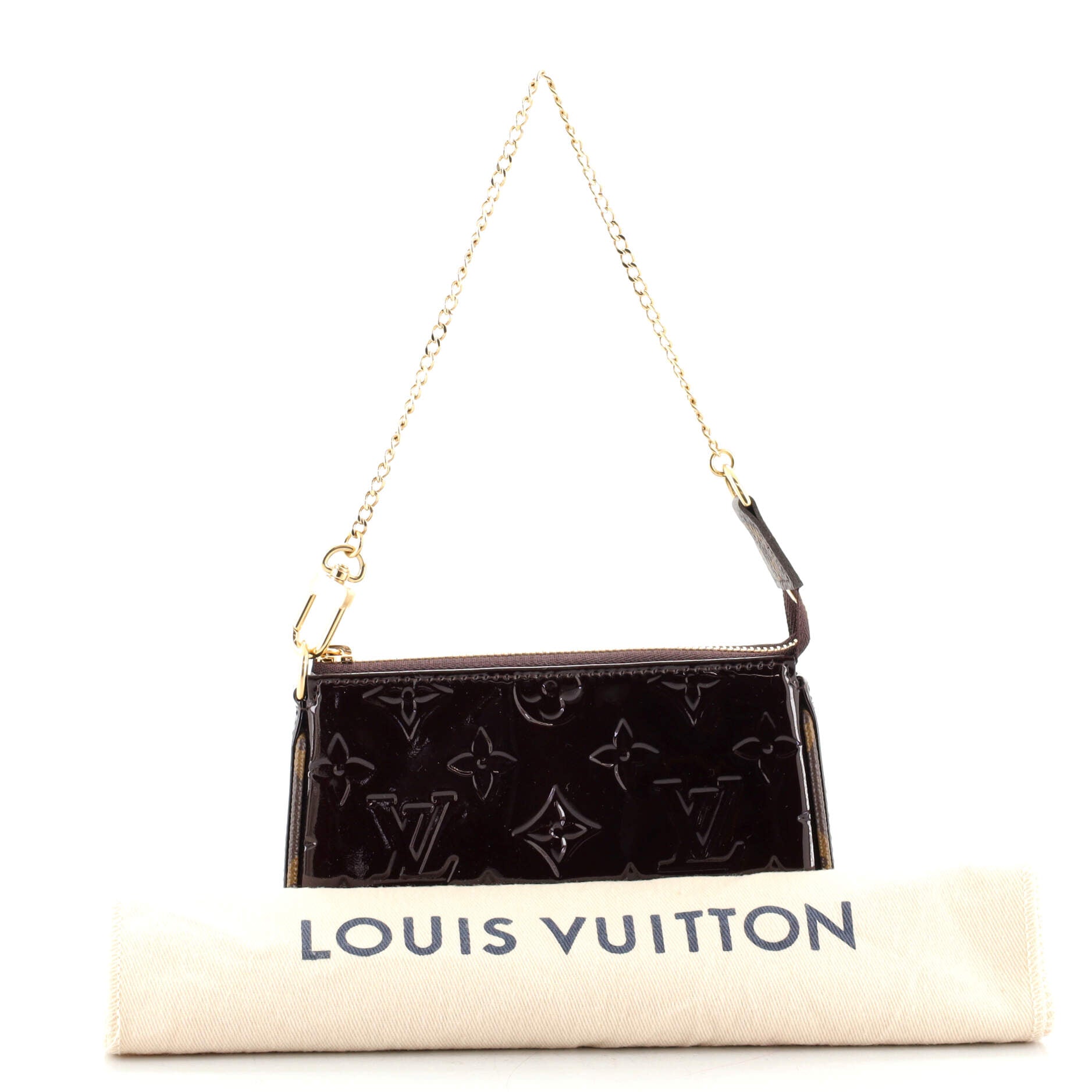 Pochette Accessoires Monogram Vernis with Monogram Canvas Mini