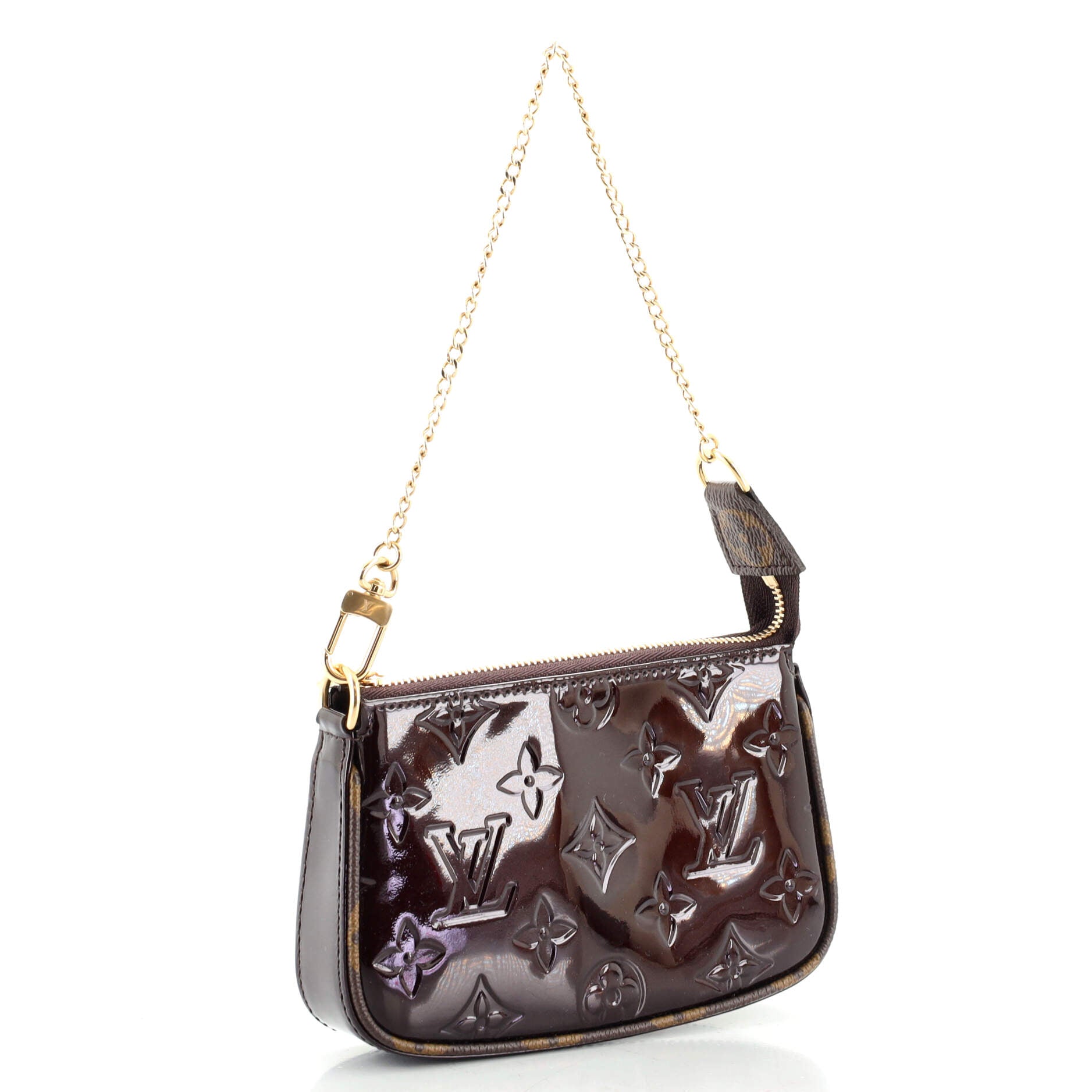 Pochette Accessoires Monogram Vernis with Monogram Canvas Mini