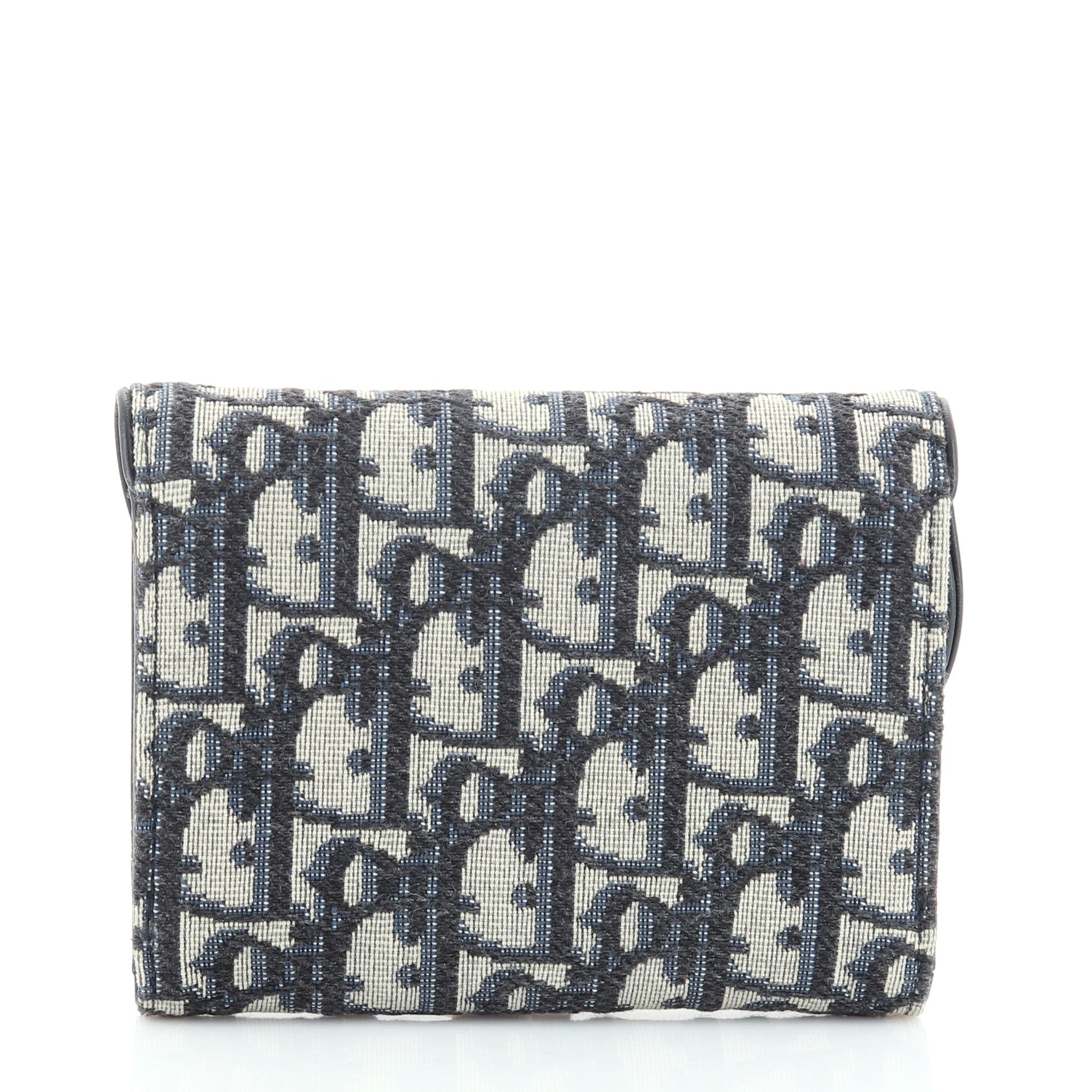 Saddle Flap Wallet Oblique Canvas Mini