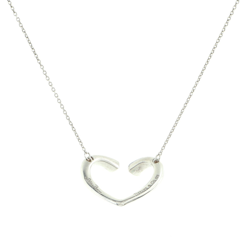 Paloma Picasso Tenderness Heart Pendant Necklace Sterling Silver