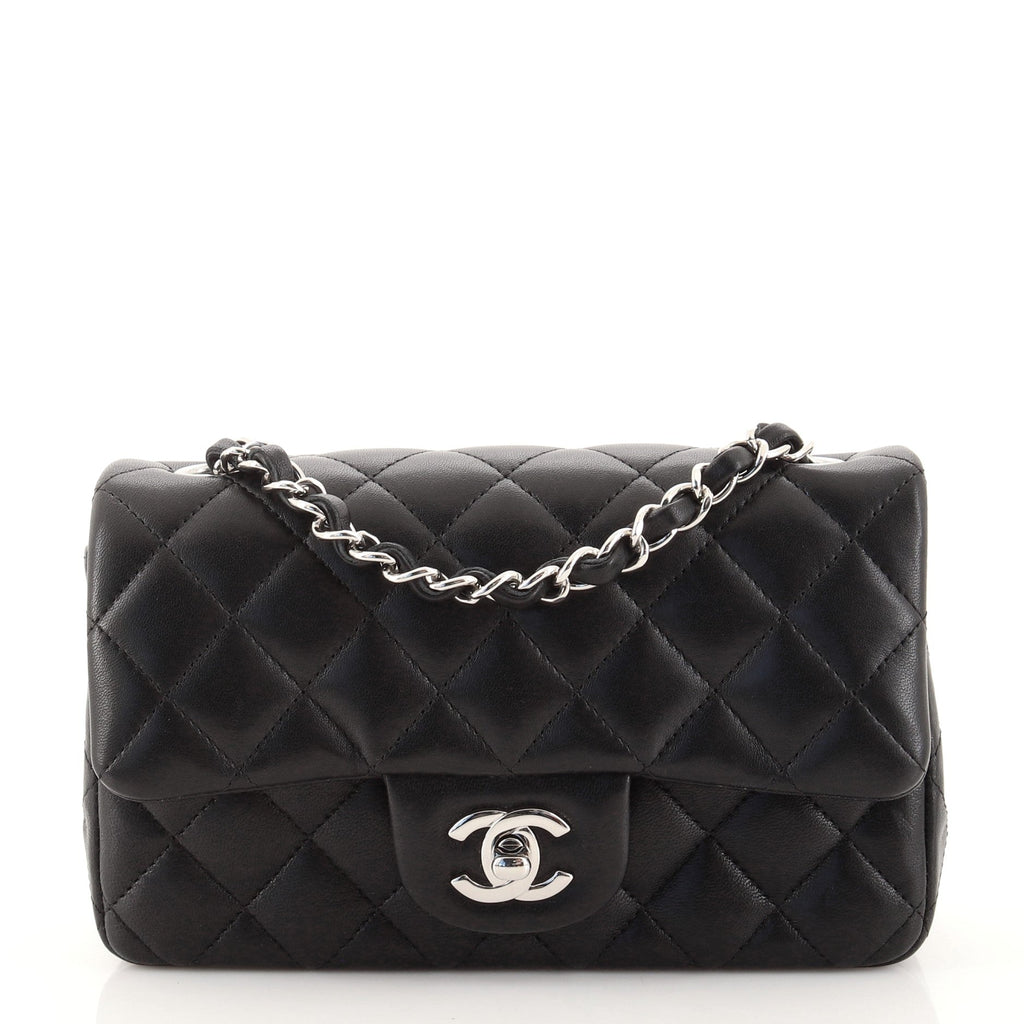 Classic Single Flap Bag Quilted Lambskin Mini