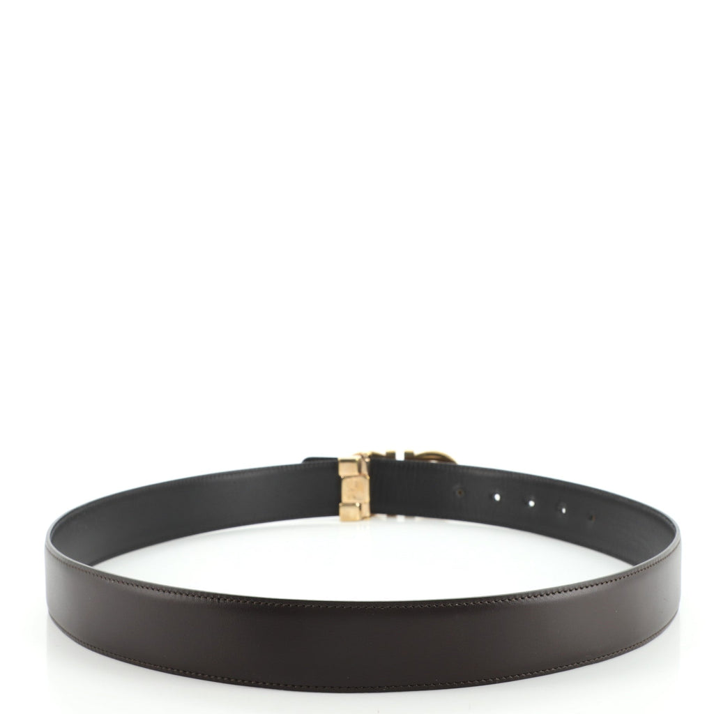 Gancini Reversible Belt Leather Wide 95