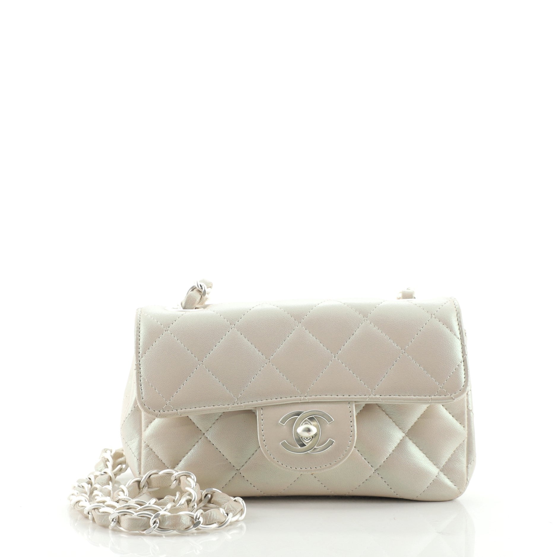Vintage Classic Single Flap Bag Quilted Lambskin Extra Mini