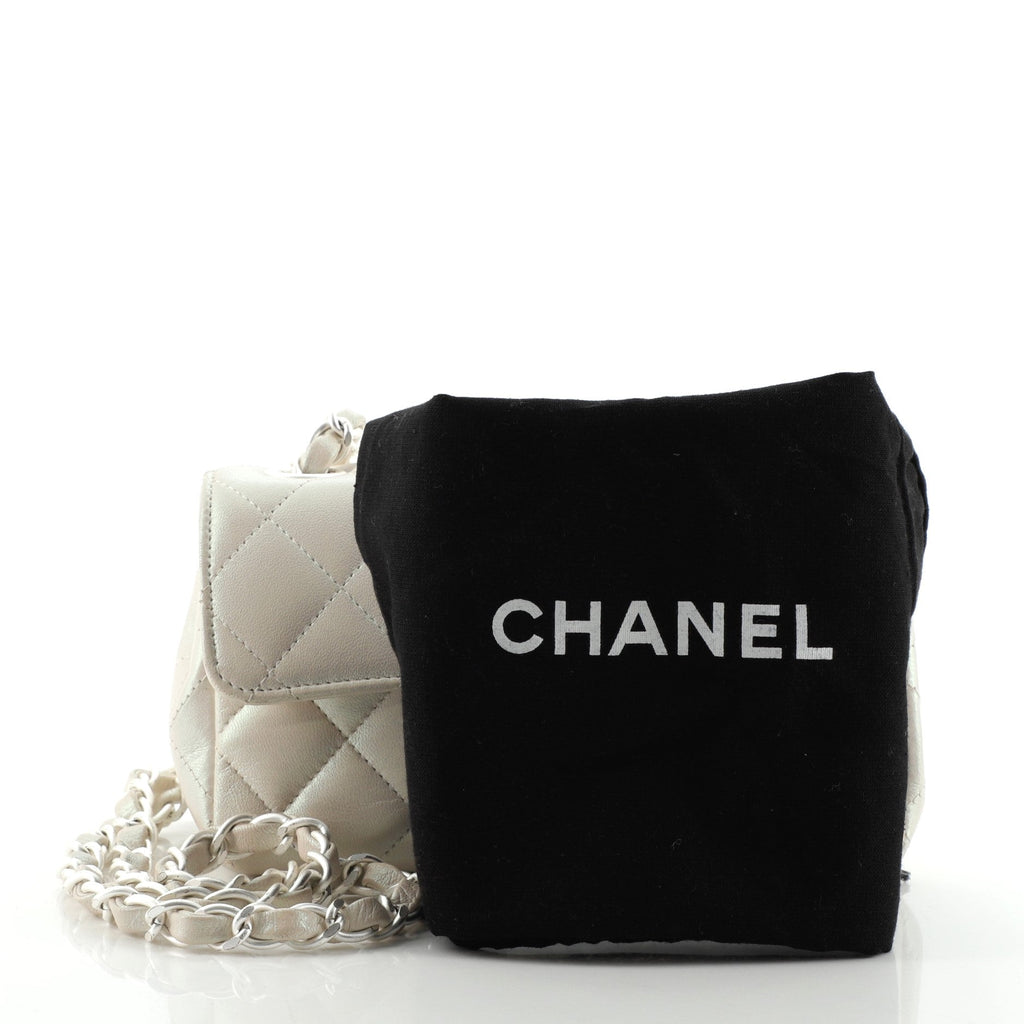 Vintage Classic Single Flap Bag Quilted Lambskin Extra Mini