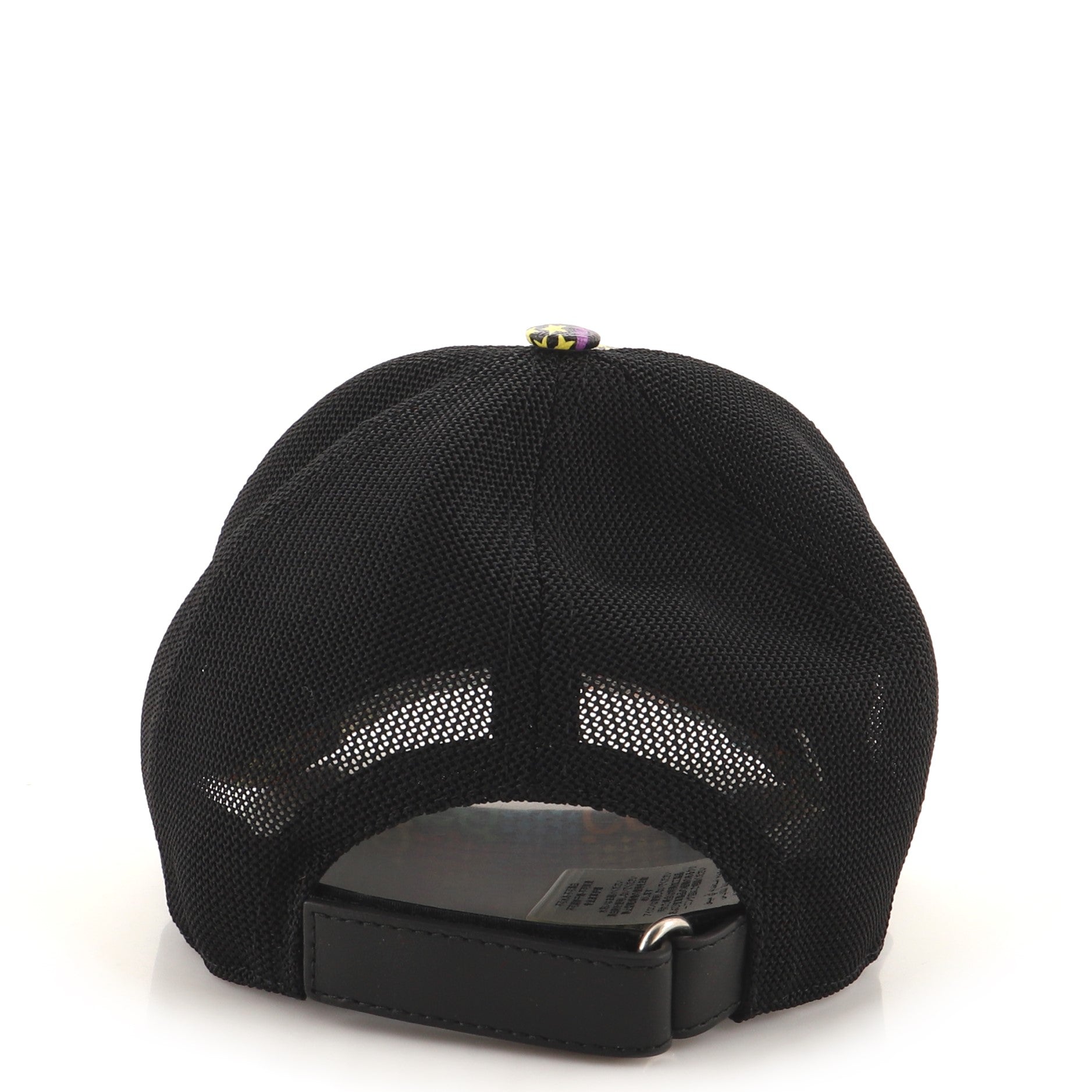 Baseball Cap Psychedelic Print GG Coated Canvas XXL