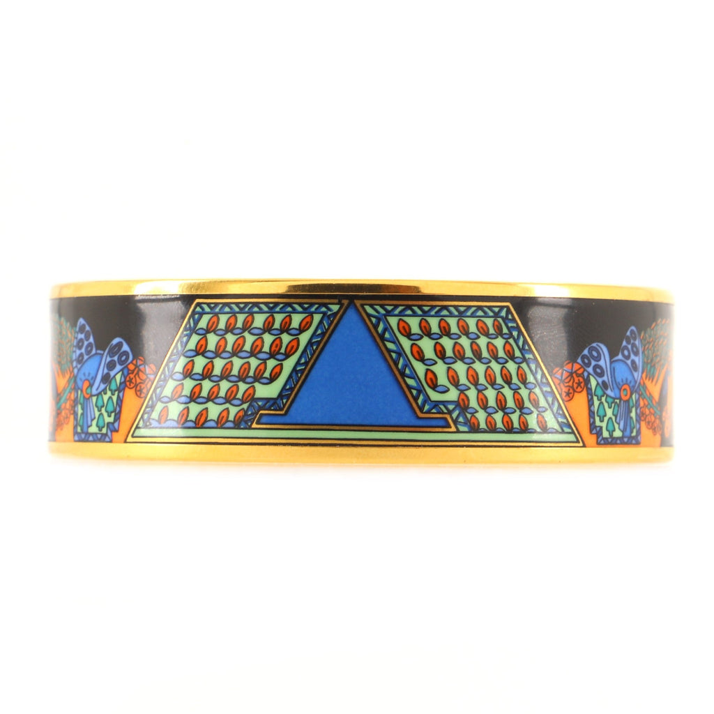 Bangle Bracelet Printed Enamel Medium