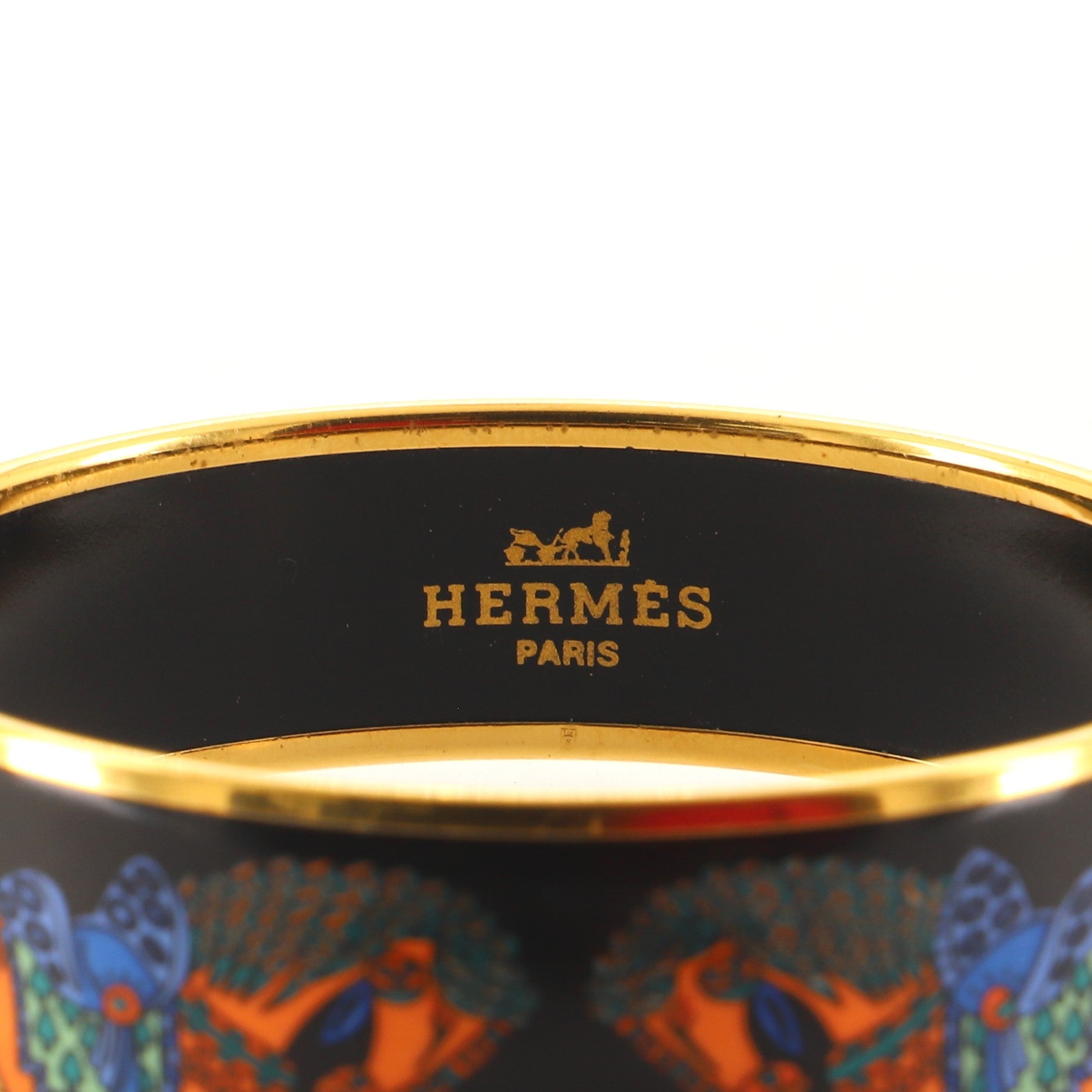 Bangle Bracelet Printed Enamel Medium
