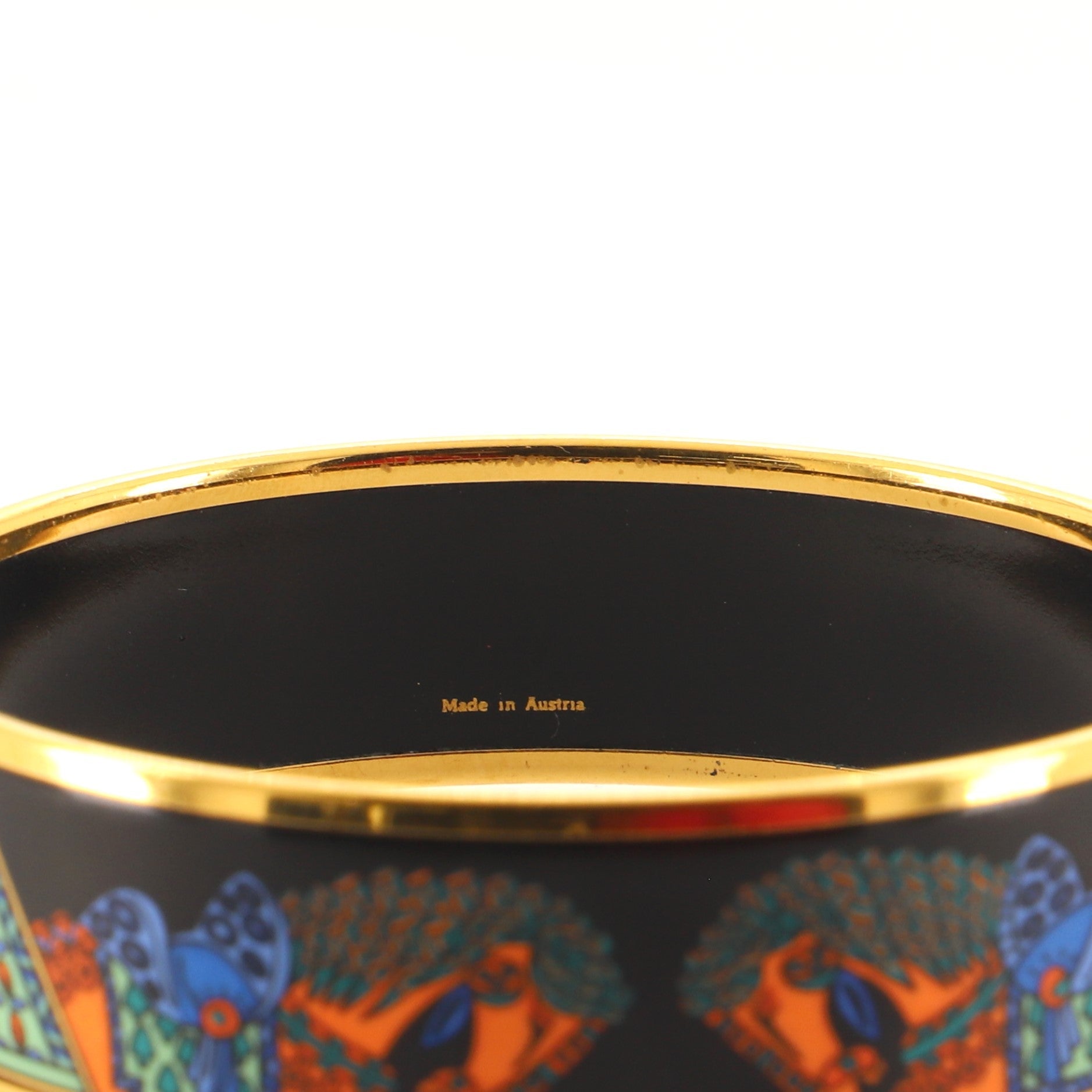 Bangle Bracelet Printed Enamel Medium