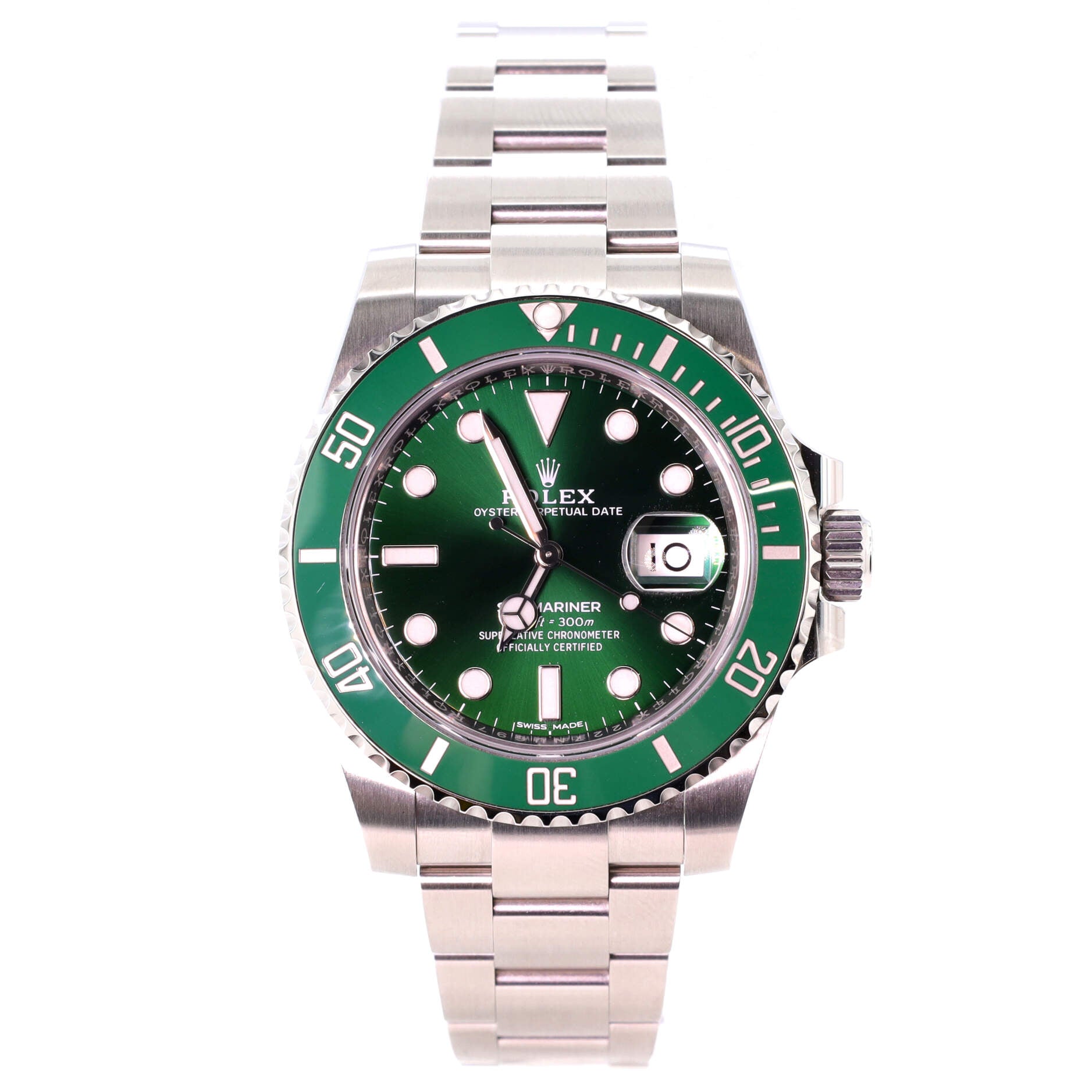 Oyster Perpetual Submariner Hulk Date Automatic Watch Stainless Steel and Cerachrom 40
