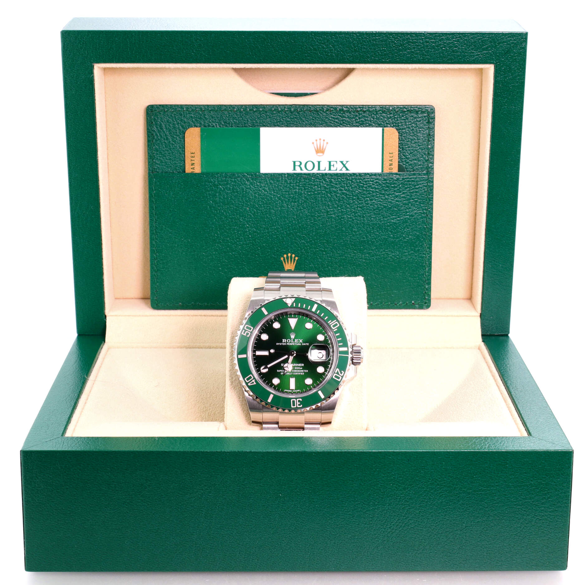 Oyster Perpetual Submariner Hulk Date Automatic Watch Stainless Steel and Cerachrom 40