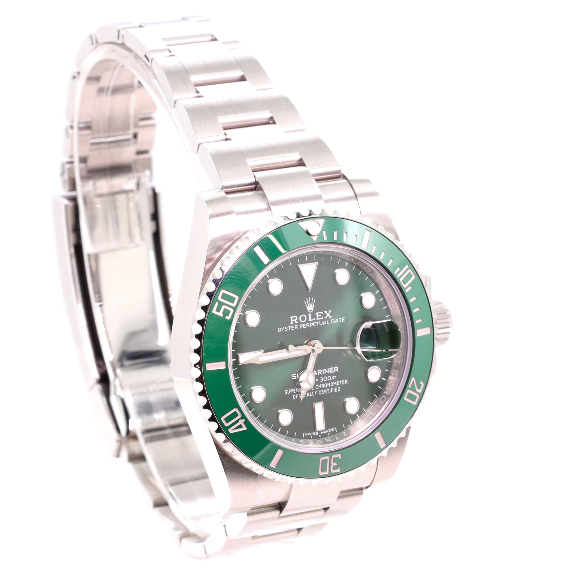 Oyster Perpetual Submariner Hulk Date Automatic Watch Stainless Steel and Cerachrom 40