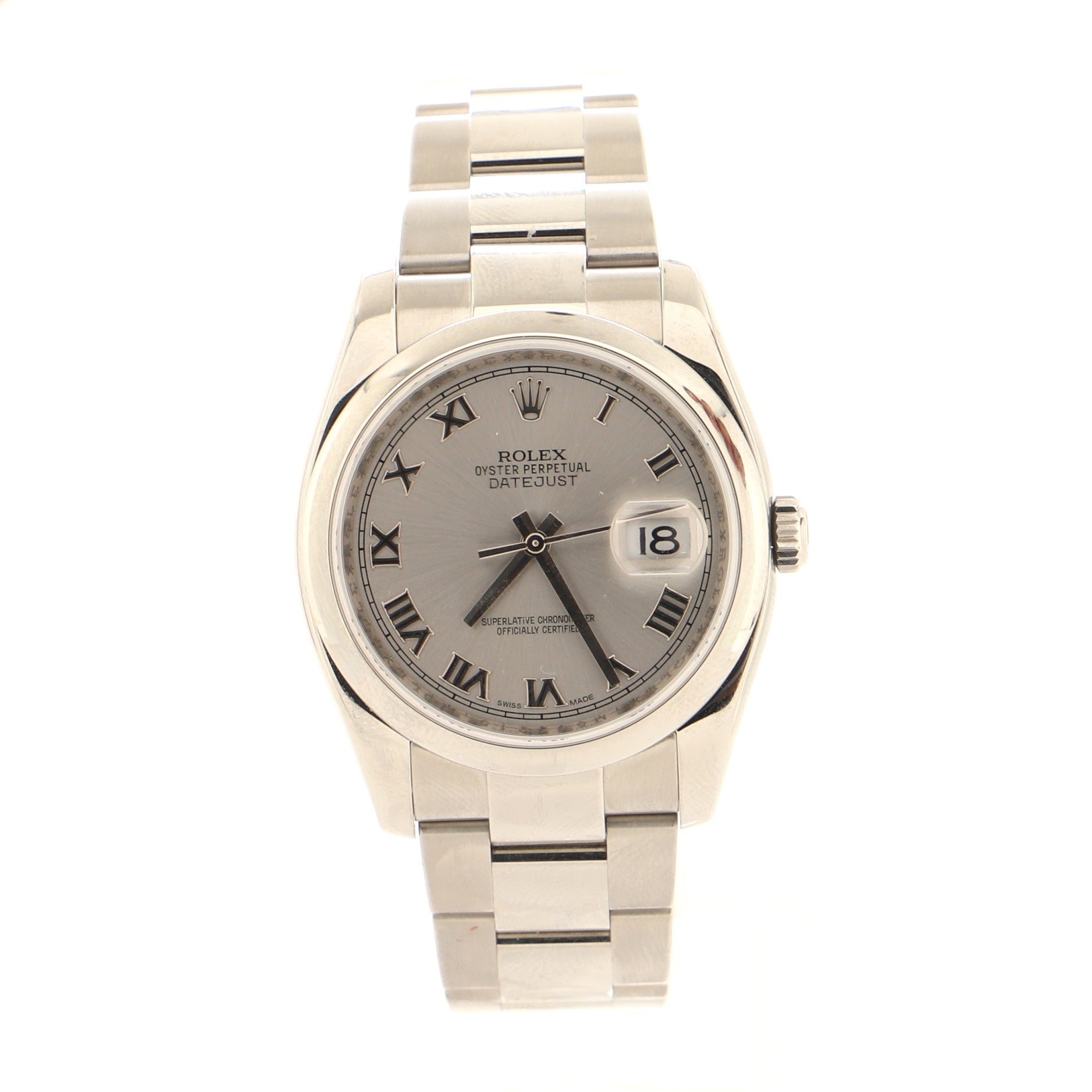 Oyster Perpetual Datejust Automatic Watch Stainless Steel 36