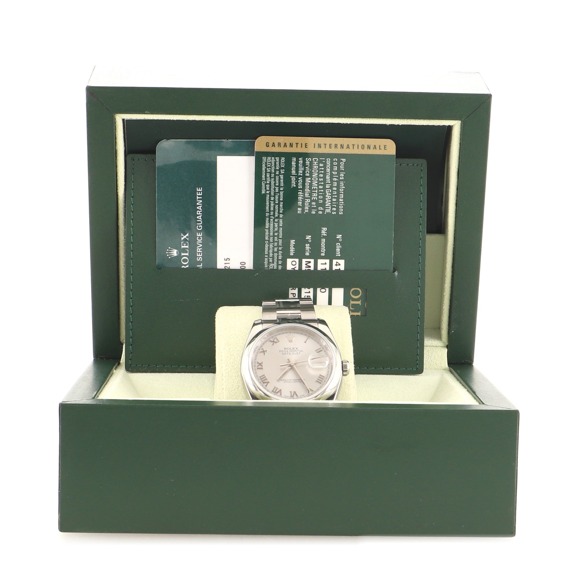 Oyster Perpetual Datejust Automatic Watch Stainless Steel 36