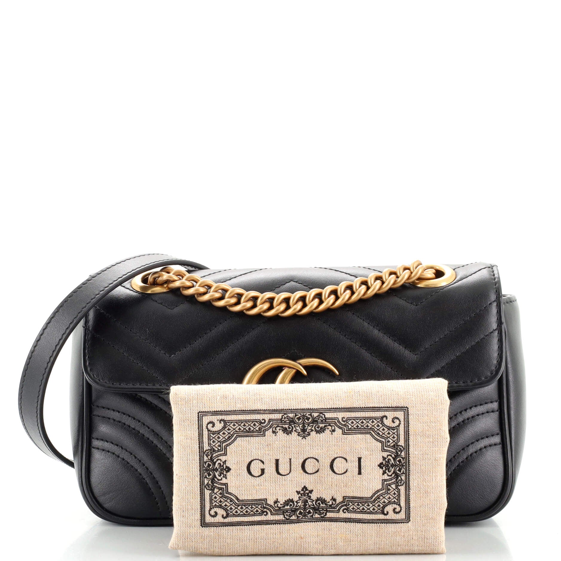 GG Marmont Flap Bag Matelasse Leather Mini