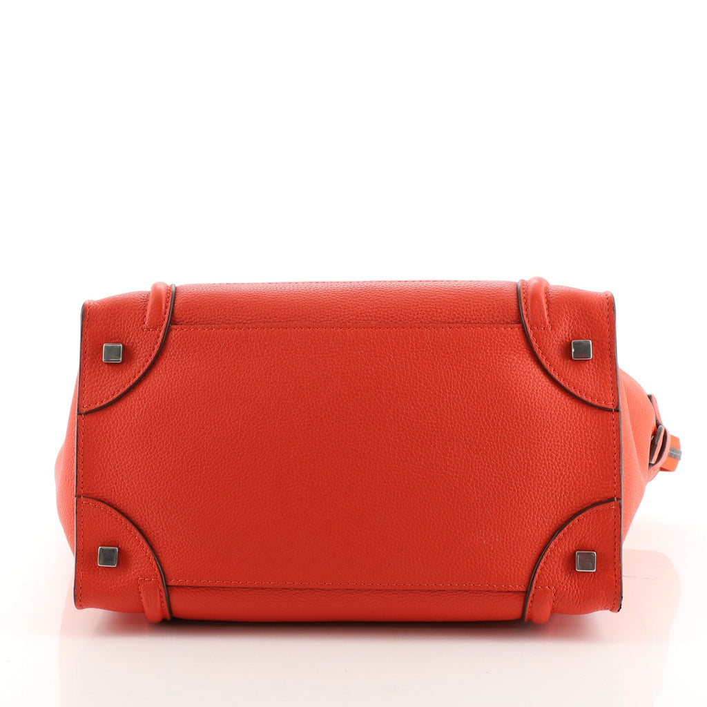 Luggage Bag Grainy Leather Mini