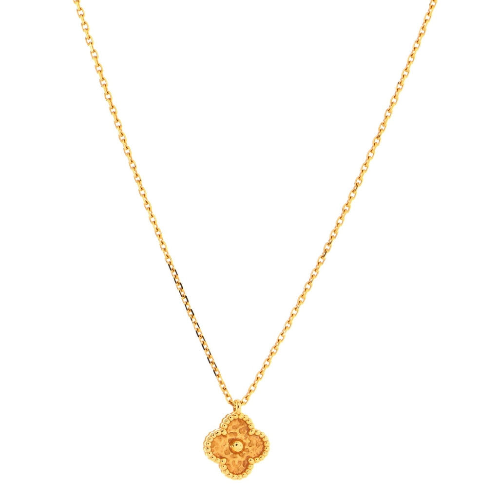 Sweet Alhambra Pendant Necklace 18K Rose Gold