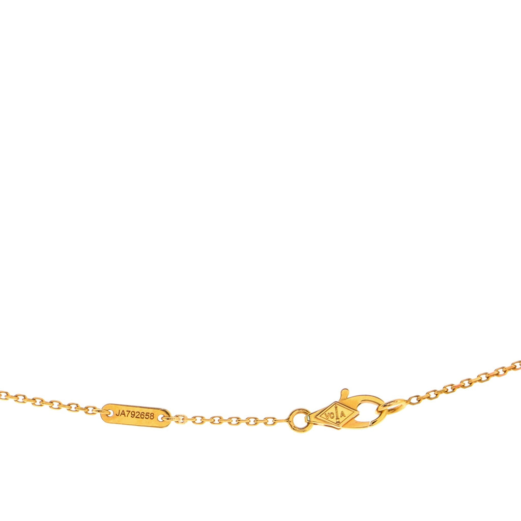 Sweet Alhambra Pendant Necklace 18K Rose Gold