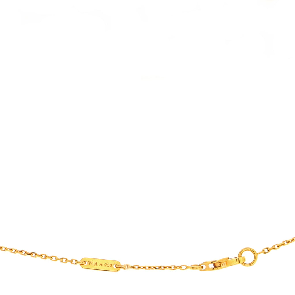 Sweet Alhambra Pendant Necklace 18K Rose Gold